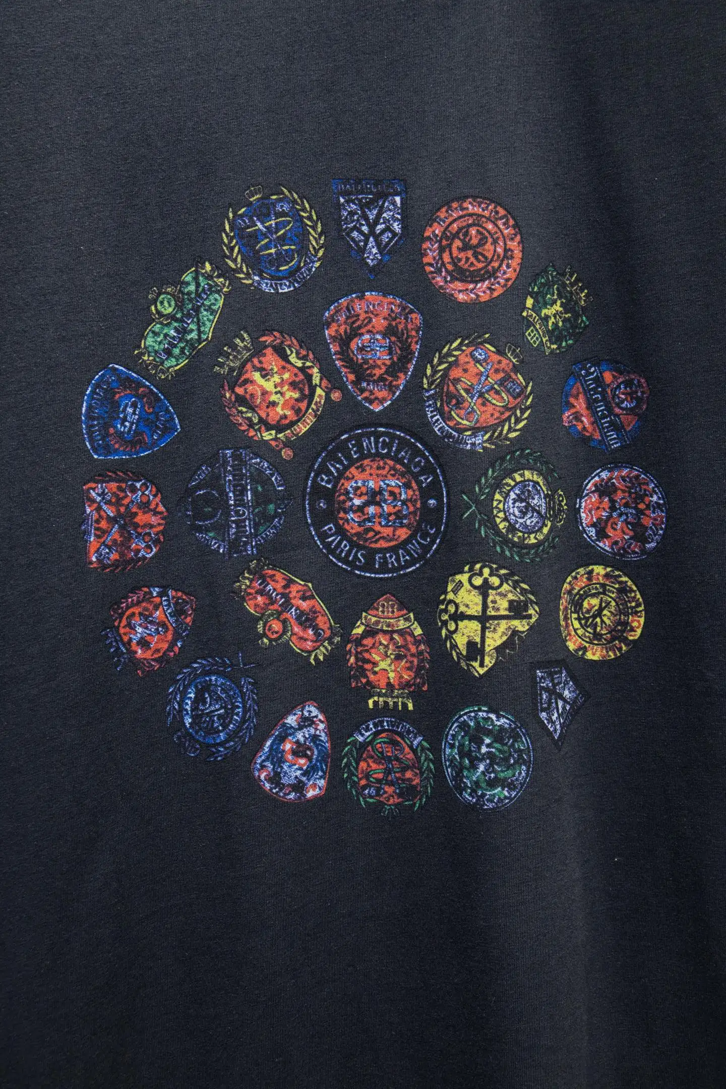 Oversized Graphic Print Cotton T-Shirt D10524227 — view 5
