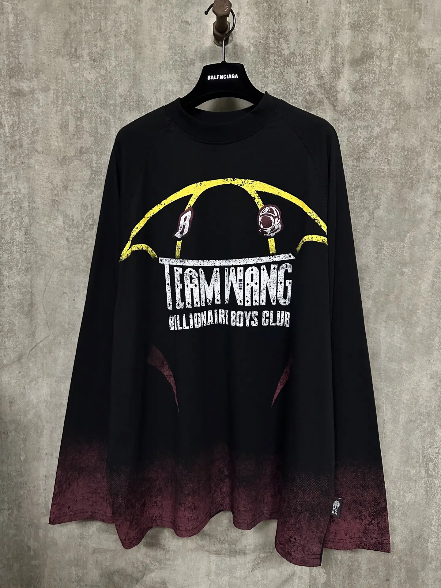 TEAM WANG design x BBC Gradient Long-Sleeve T-Shirt D16012349