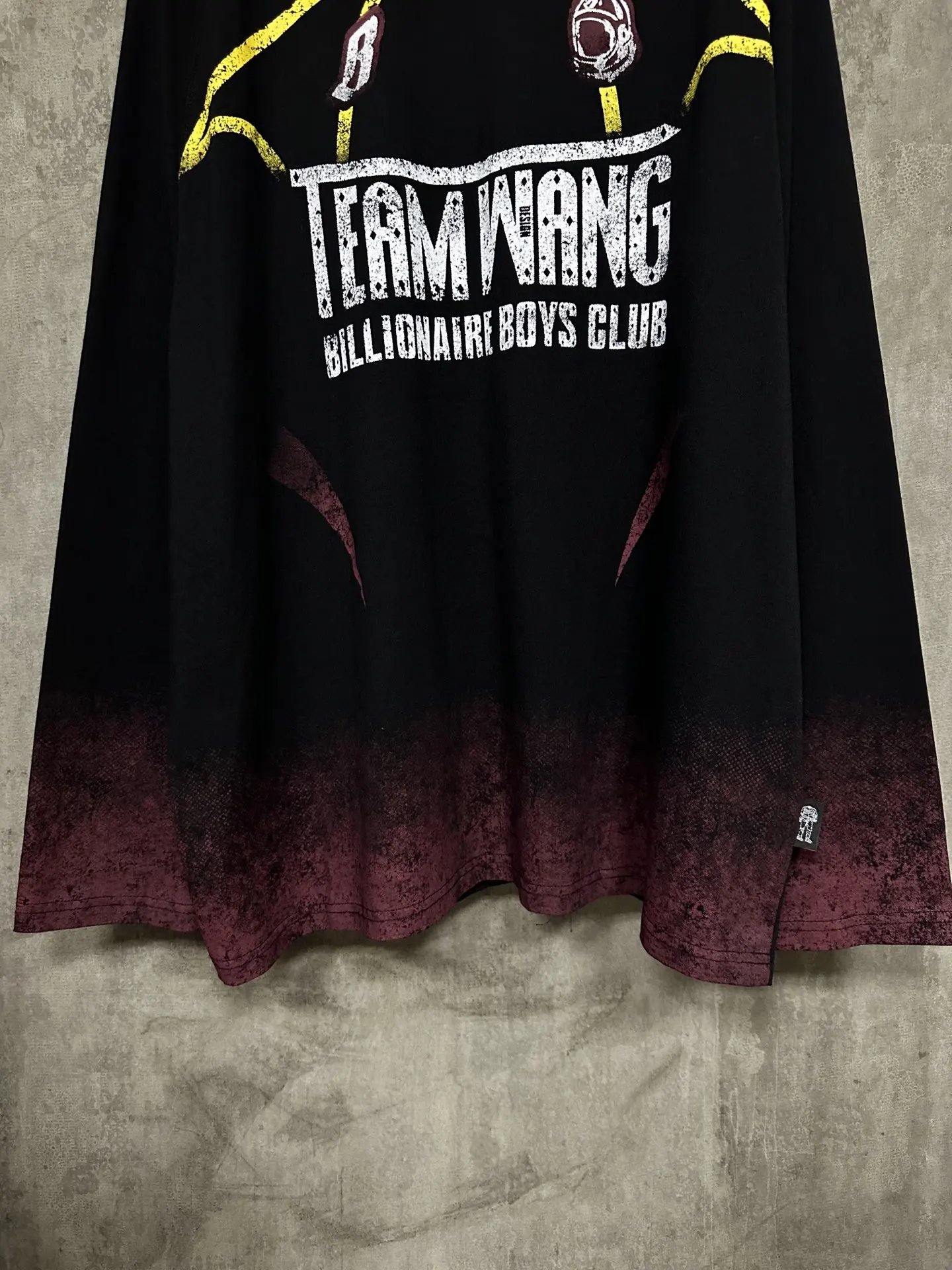 TEAM WANG design x BBC Gradient Long-Sleeve T-Shirt D16012349 — view 4