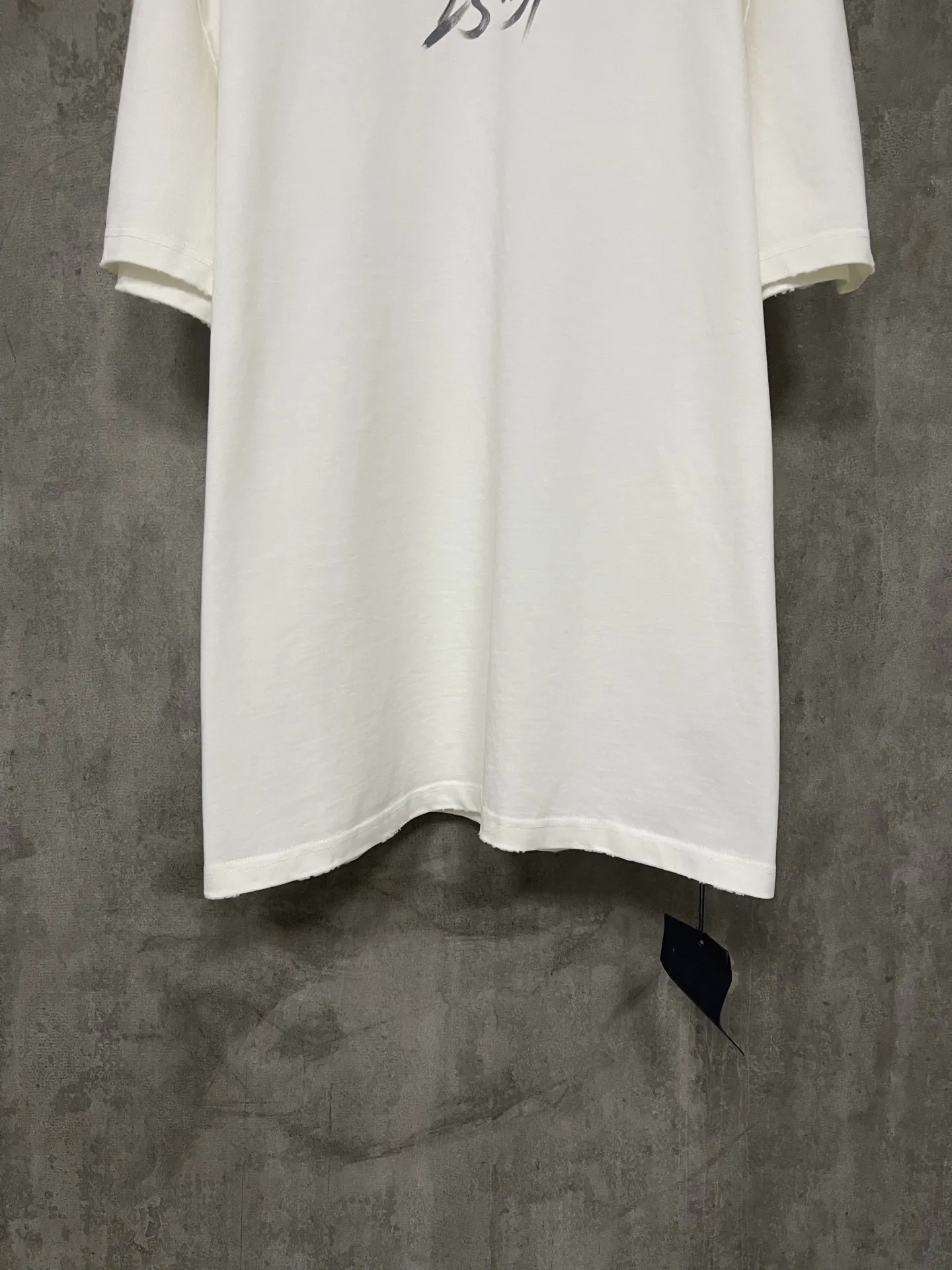 Hand-Painted Logo Heavyweight Cotton T-Shirt D17012344 — view 4