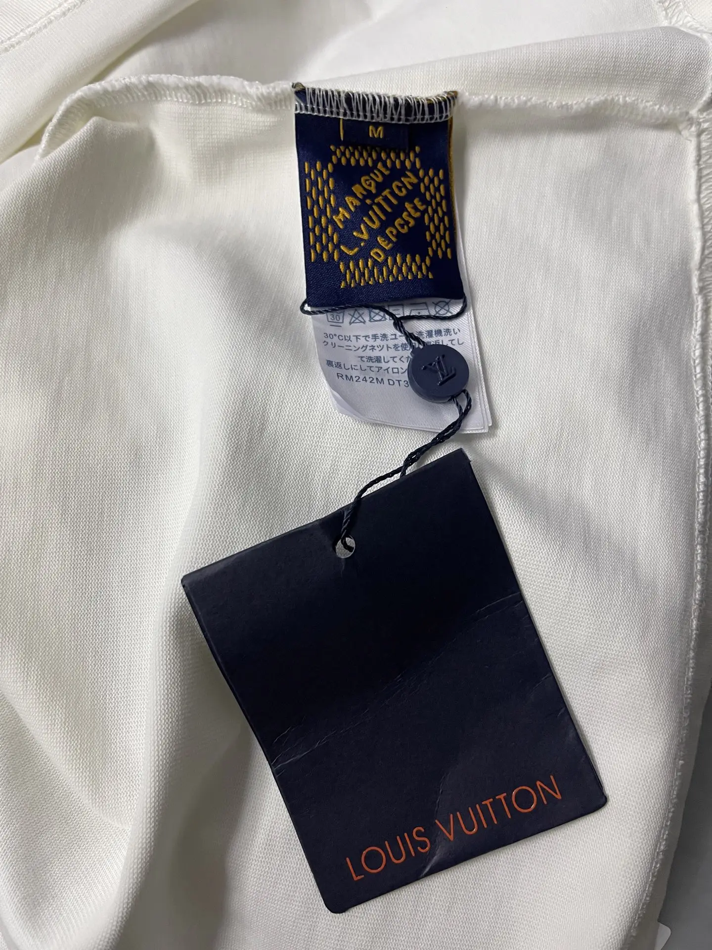 Hand-Painted Logo Heavyweight Cotton T-Shirt D17012344 — view 10
