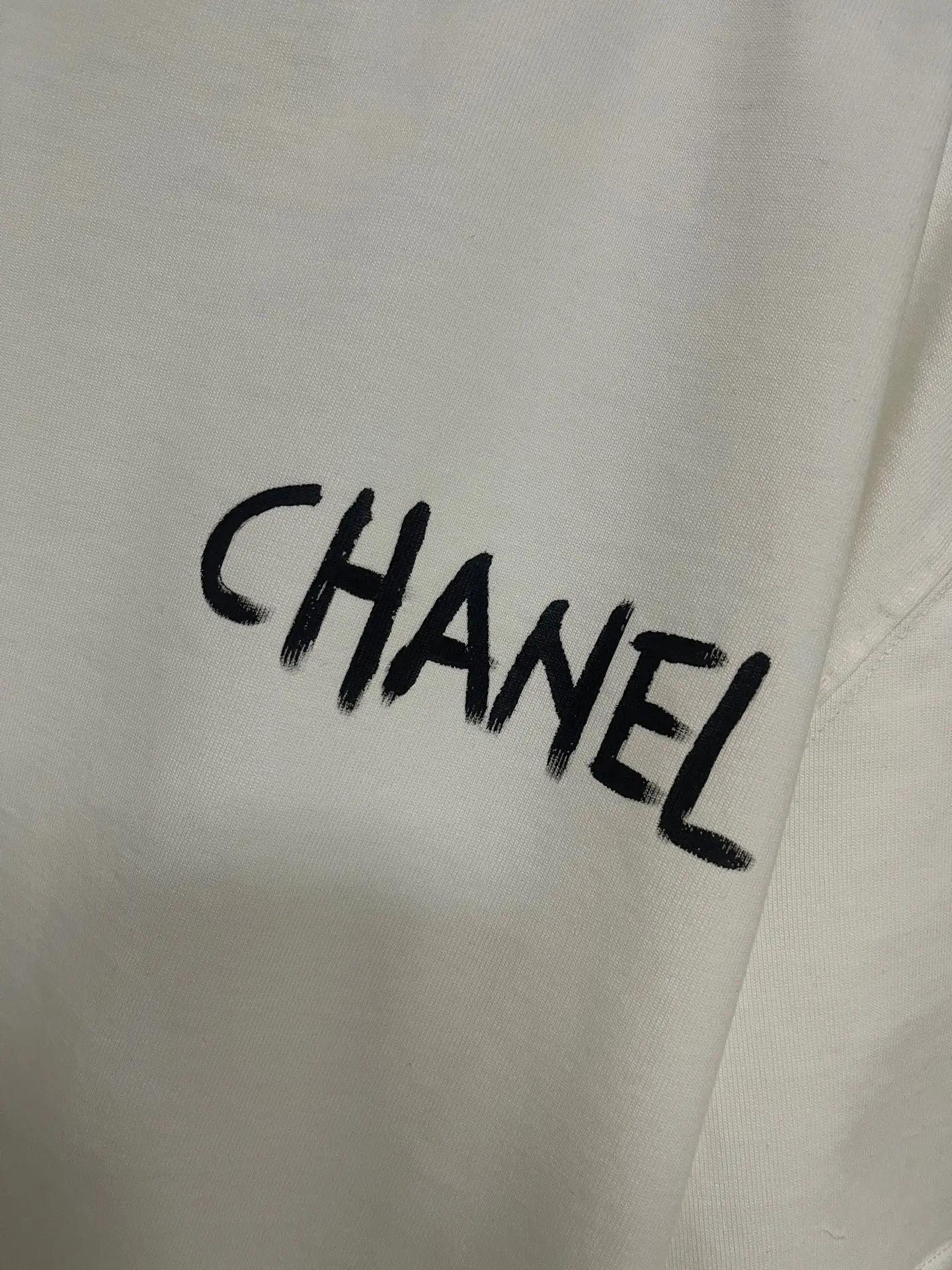 Hand-Painted Logo Heavyweight Cotton T-Shirt D17012348 — view 7
