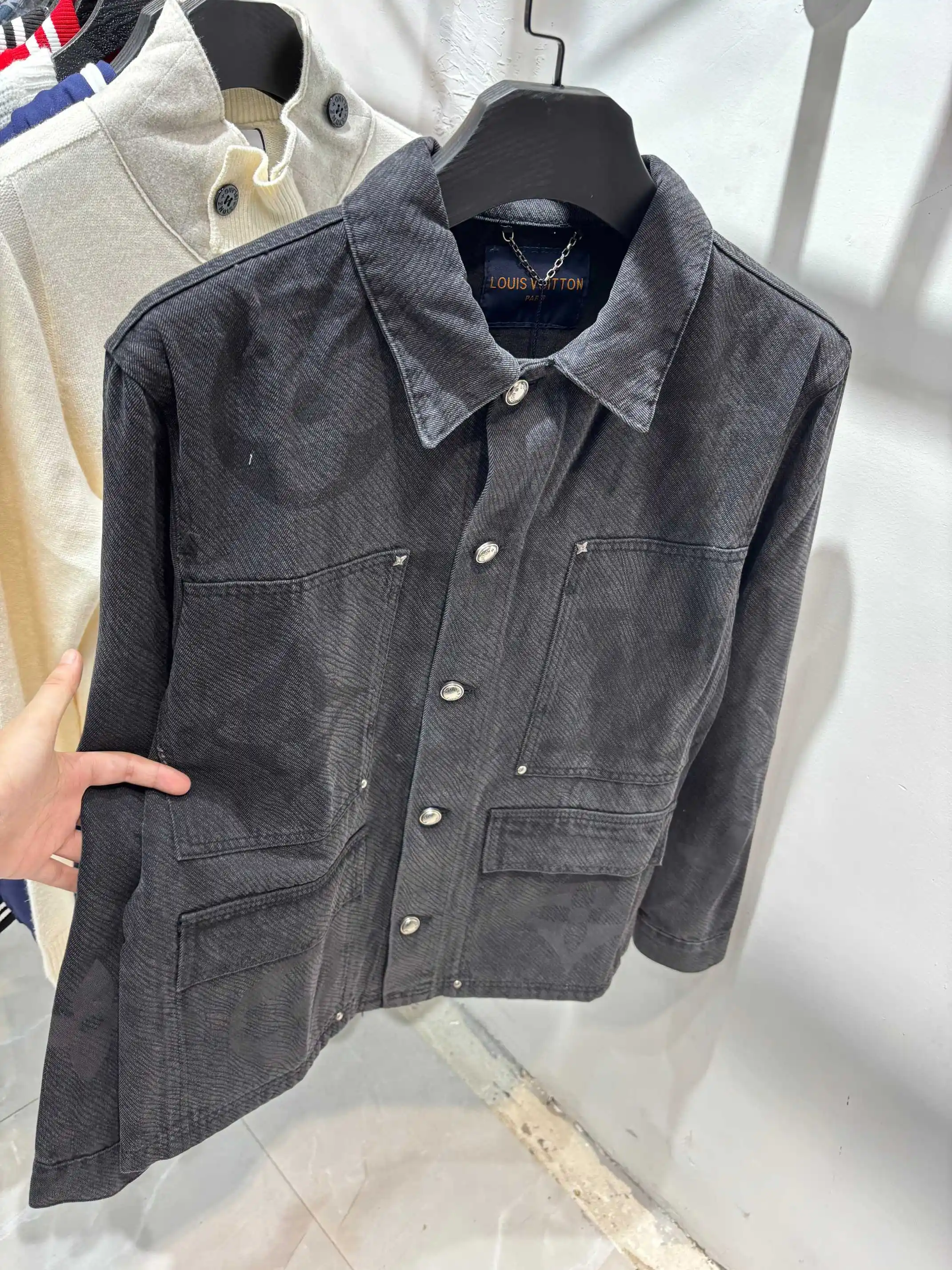 Monogram Gradient Washed Denim Jacket D16513852 — view 2