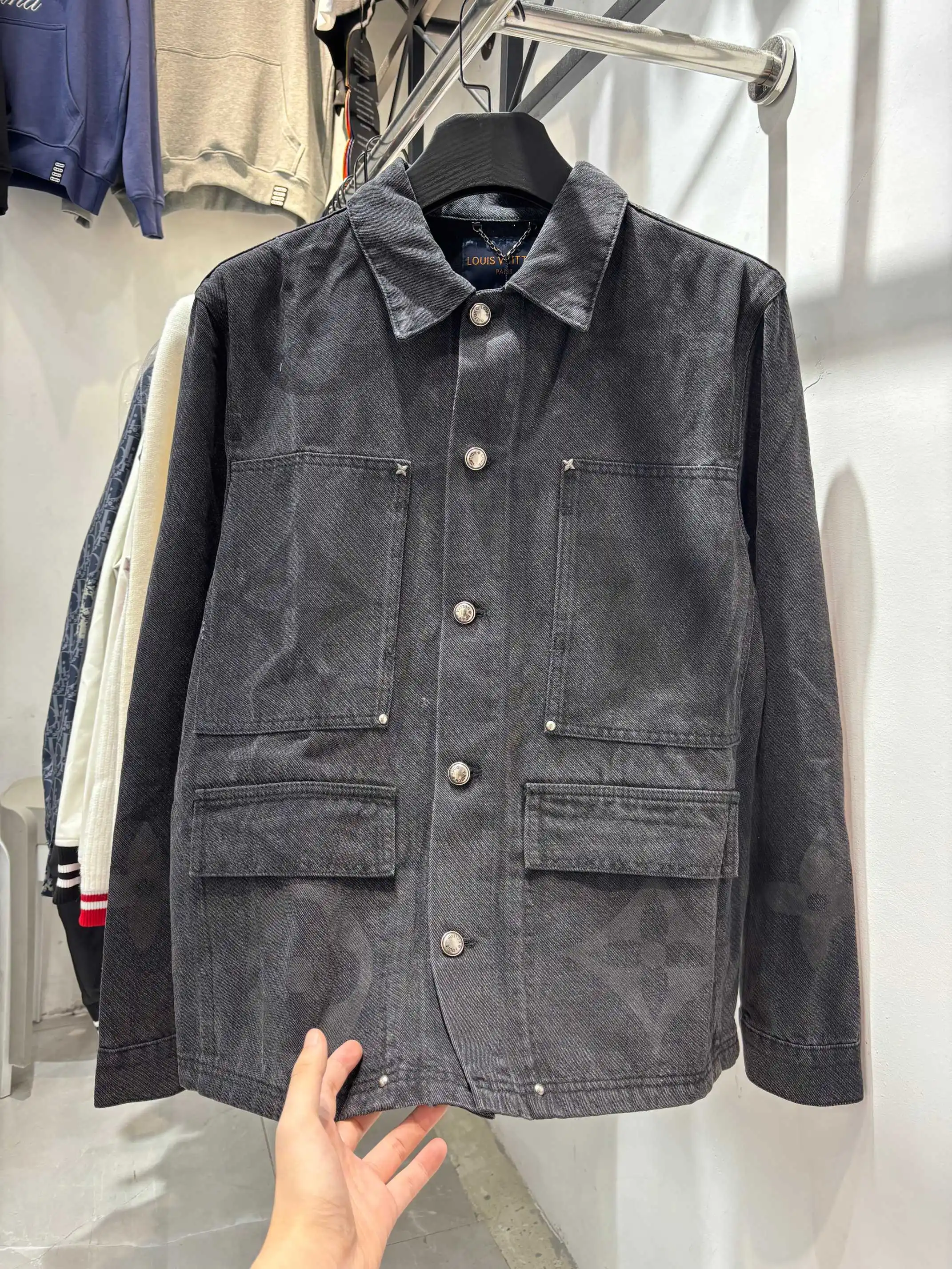 Monogram Gradient Washed Denim Jacket D16513852 — view 5