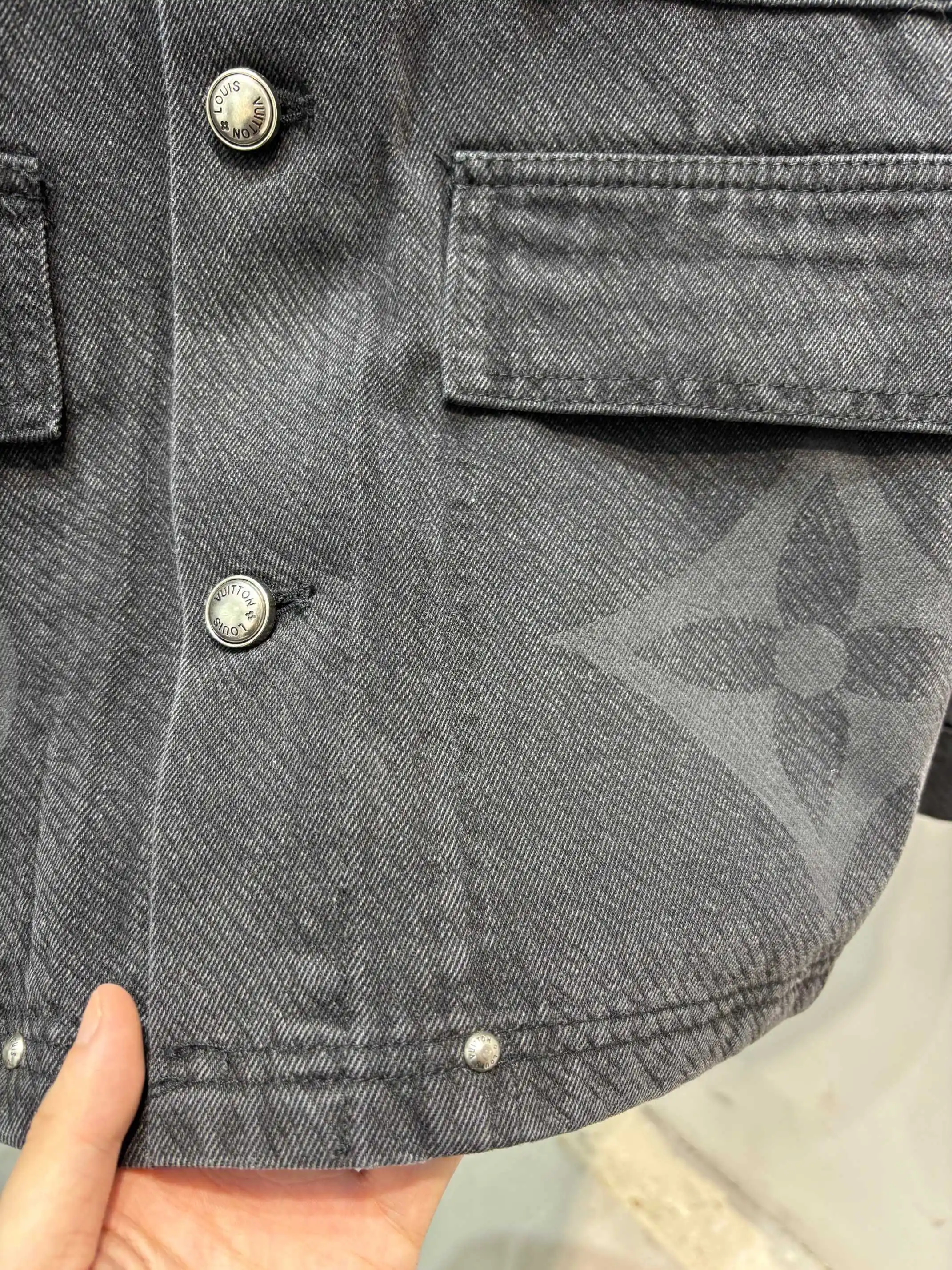 Monogram Gradient Washed Denim Jacket D16513852 — view 10