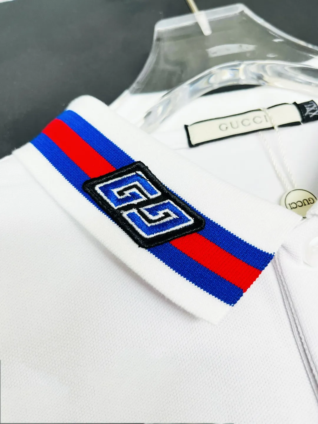 Web Stripe Cotton Piqué Polo Shirt D11018922 — view 4