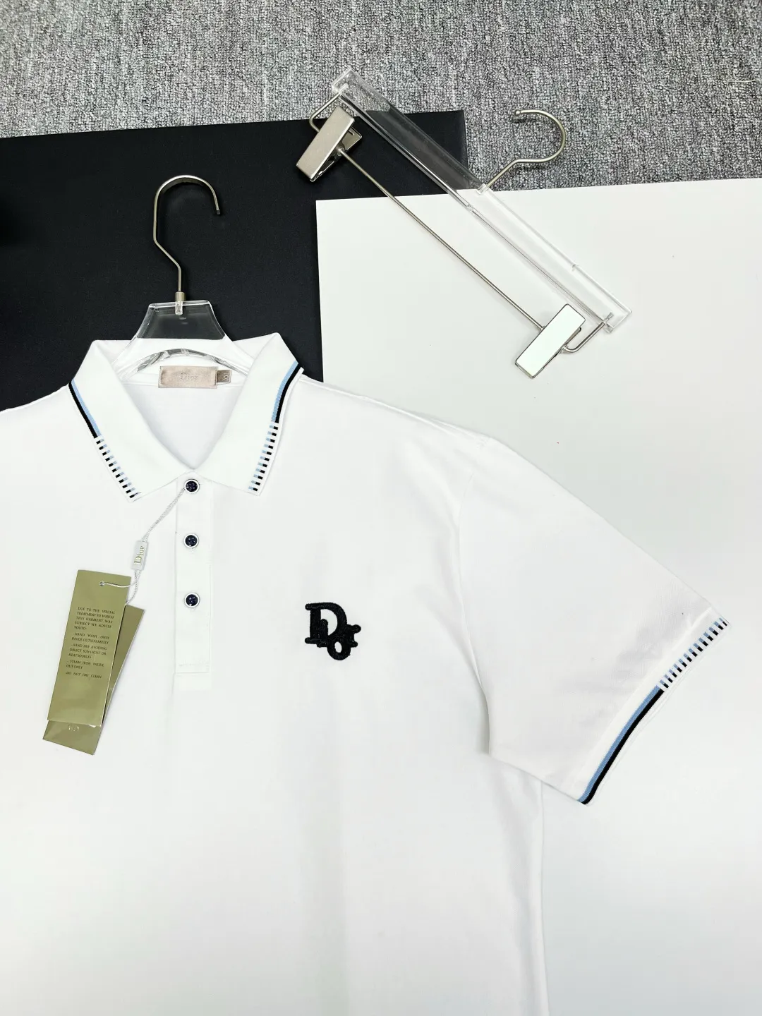 Logo Embroidery Piqué Polo Shirt D11018917 — view 3