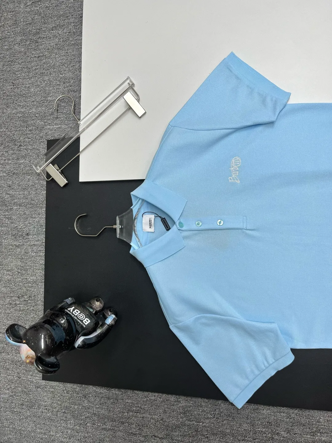 Logo Embroidered Cotton Piqué Polo Shirt D11018854 — view 2