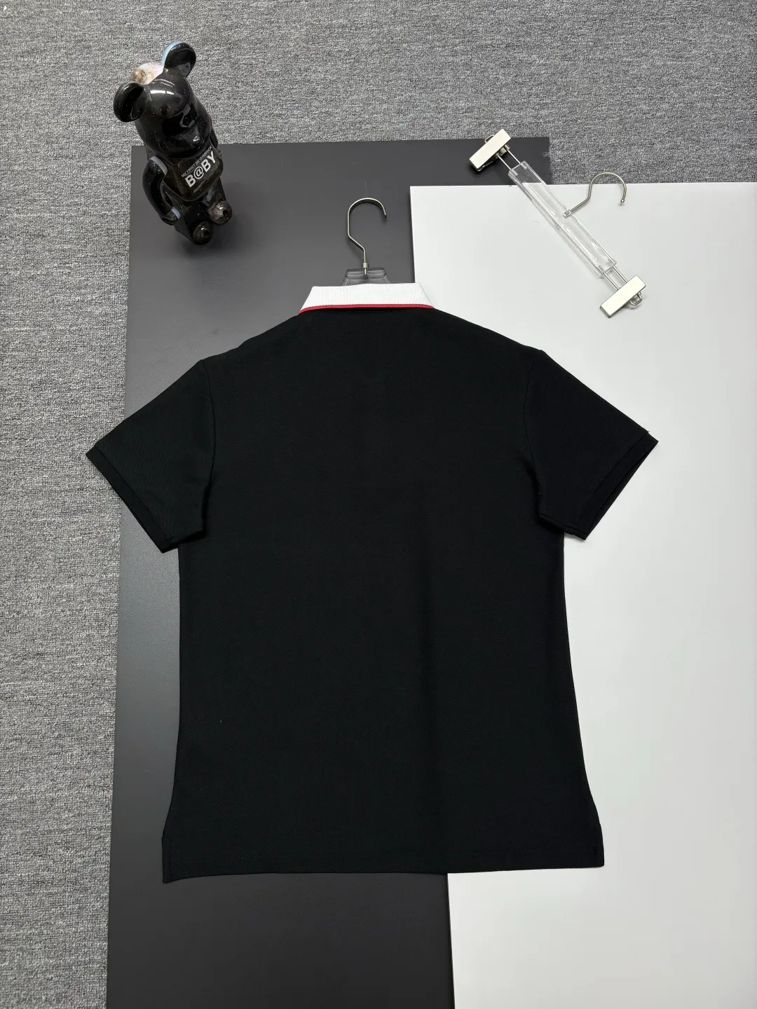 Contrast Collar Embroidered Polo Shirt D11018895 — view 7