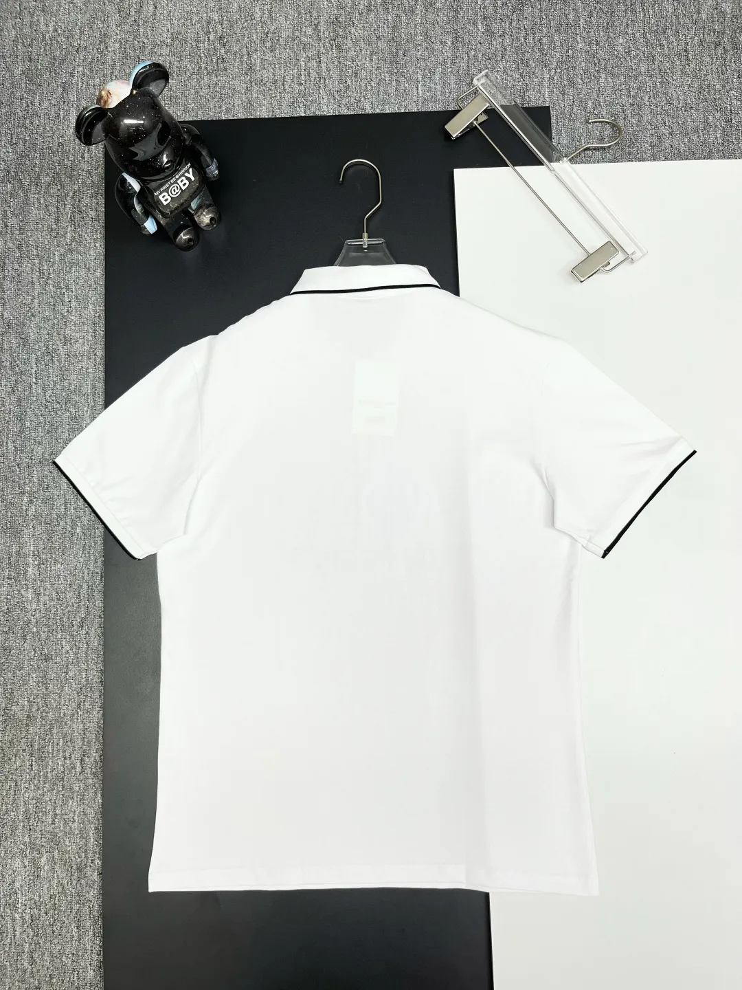 Logo Print Quarter-Zip Polo Shirt D11018834 — view 7