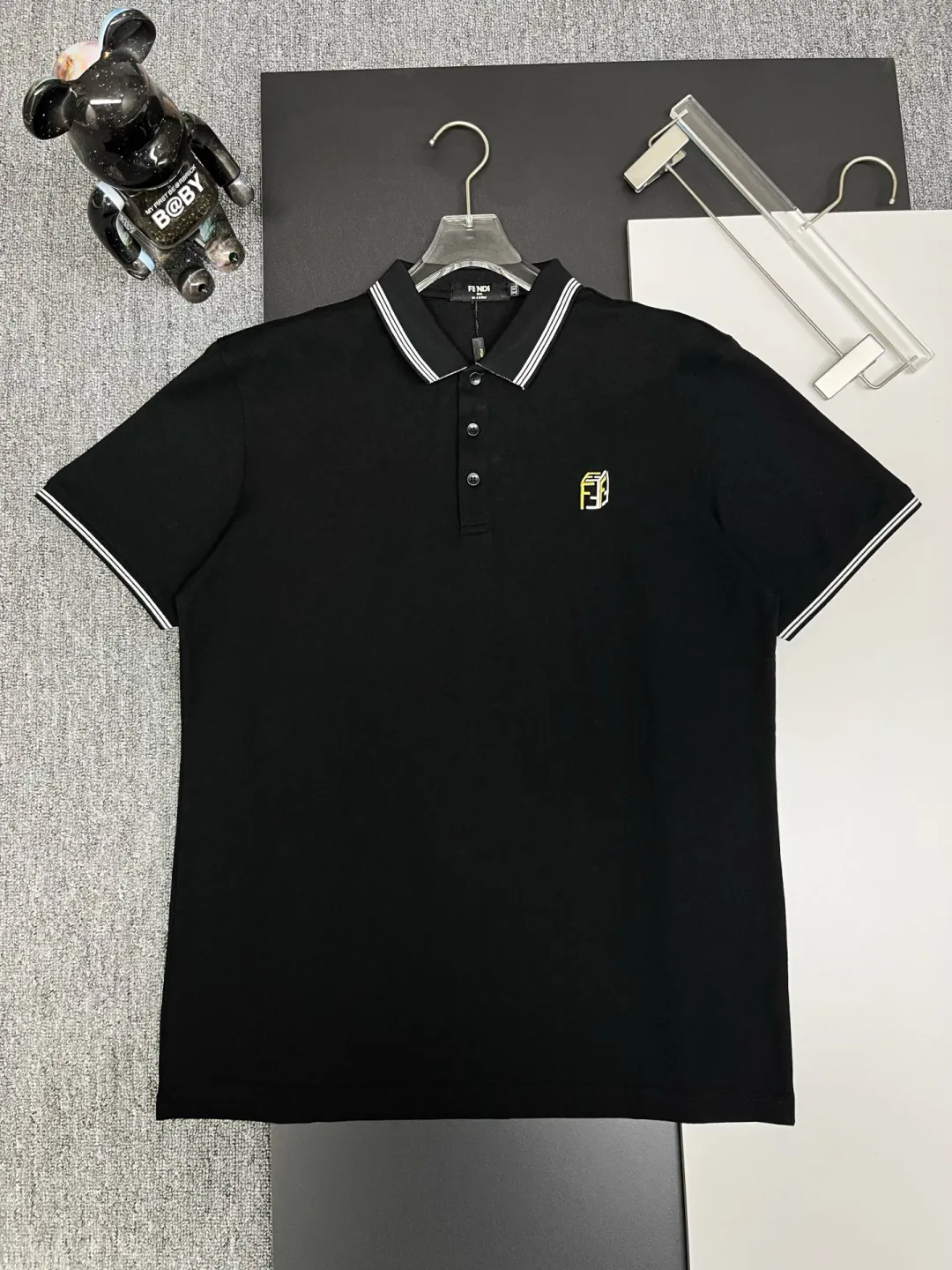 Logo-Embroidered Tipped Cotton Polo Shirt D11018888