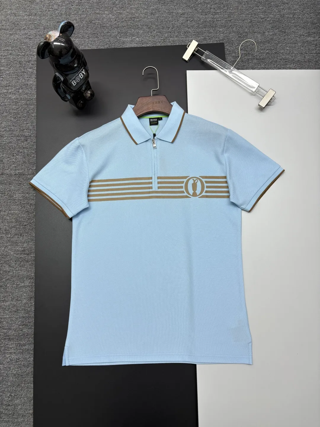 Boss Quarter-Zip Piqué Polo Shirt D11018903