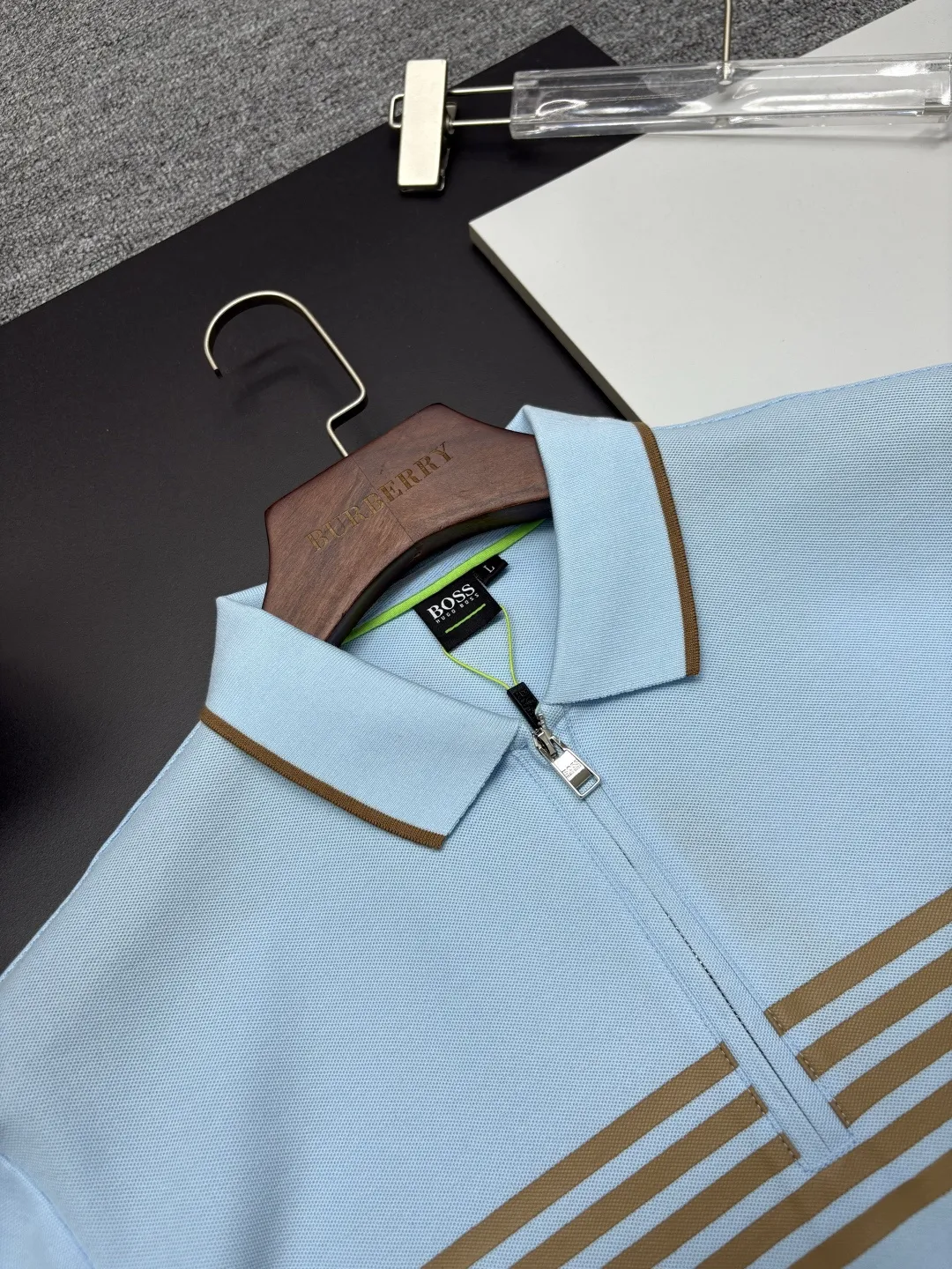 Boss Quarter-Zip Piqué Polo Shirt D11018903 — view 4