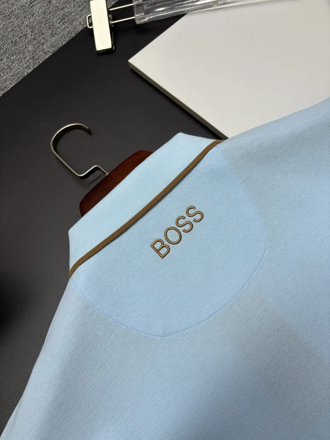Boss Quarter-Zip Piqué Polo Shirt D11018903 — view 8