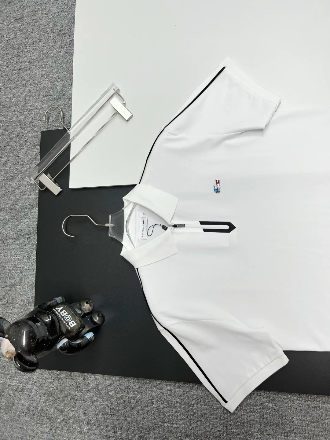 Zip-Neck Piqué Polo Shirt D11018946 — view 2