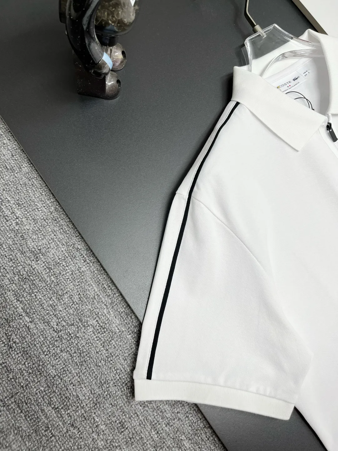 Zip-Neck Piqué Polo Shirt D11018946 — view 6