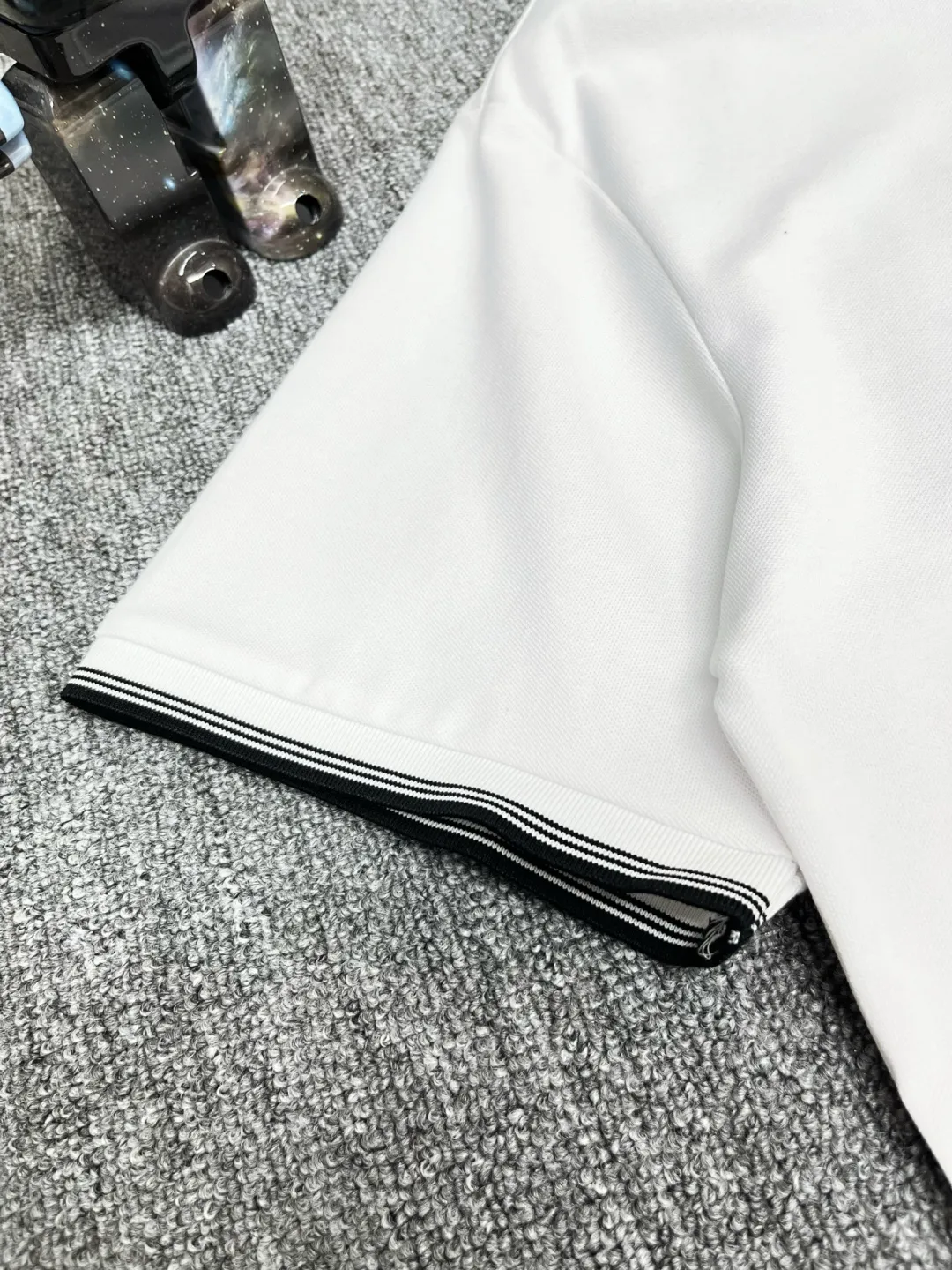 Logo Print Quarter-Zip Polo Shirt D11018887 — view 5