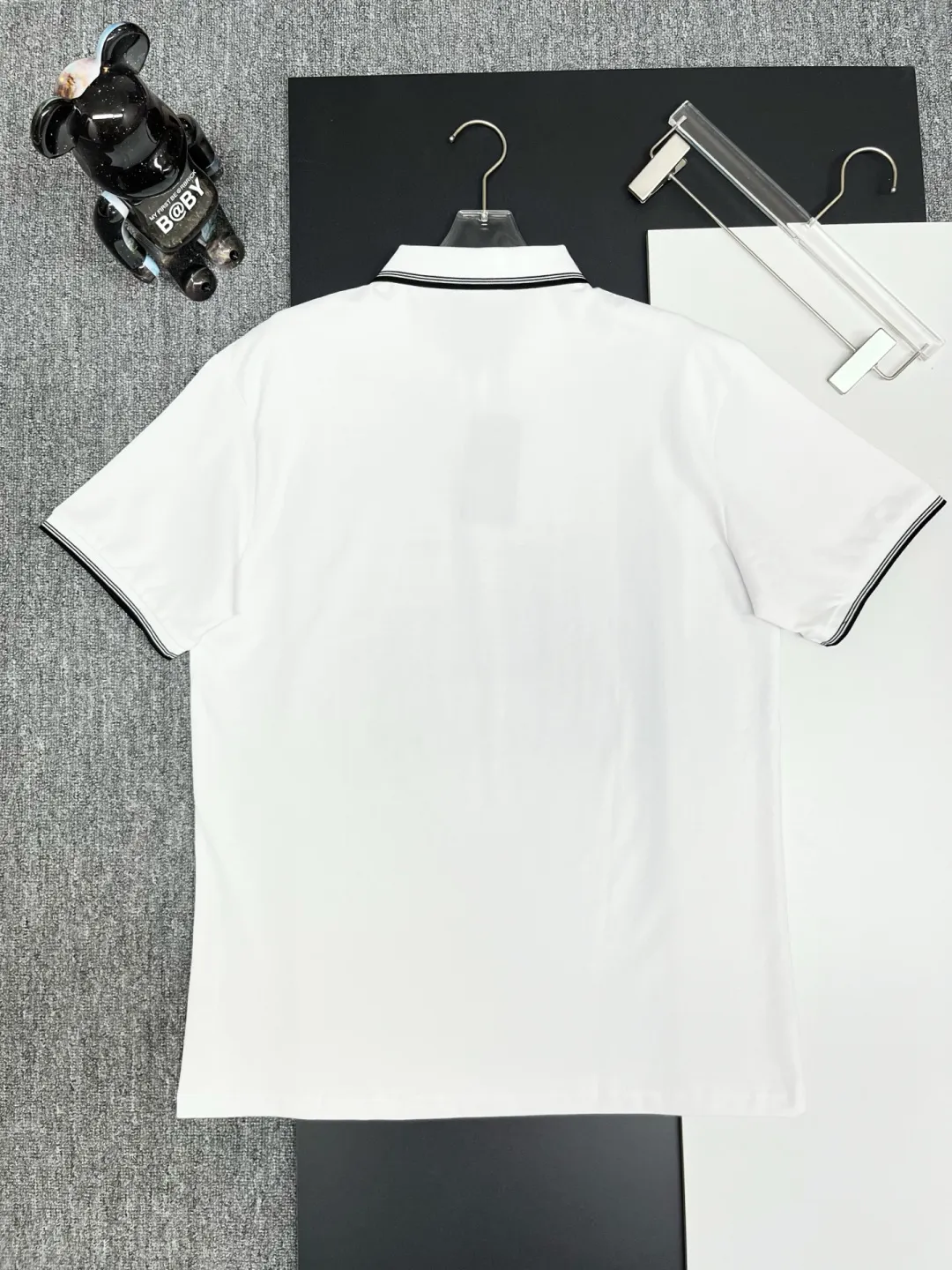 Logo Print Quarter-Zip Polo Shirt D11018887 — view 7