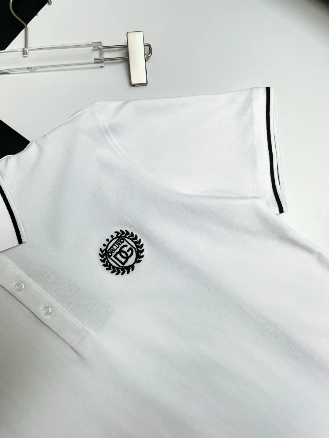 Logo-Embroidered Piqué Polo Shirt D11018879 — view 3