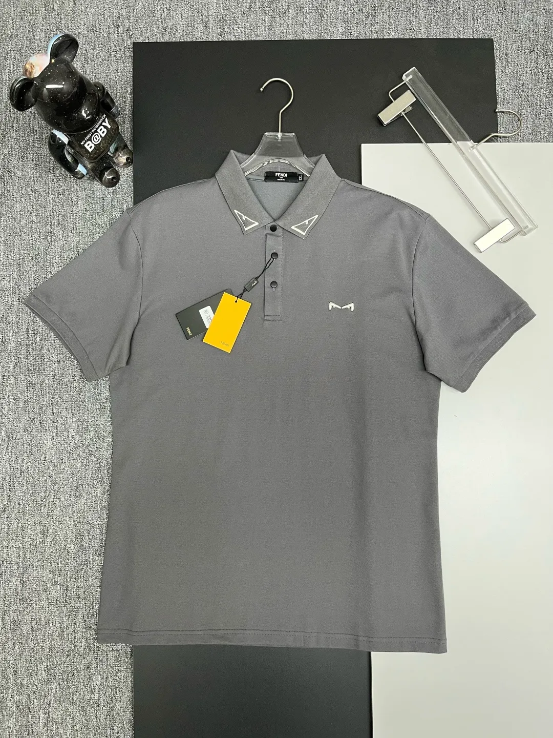 Bag Bugs Embroidered Cotton Polo Shirt D11018877
