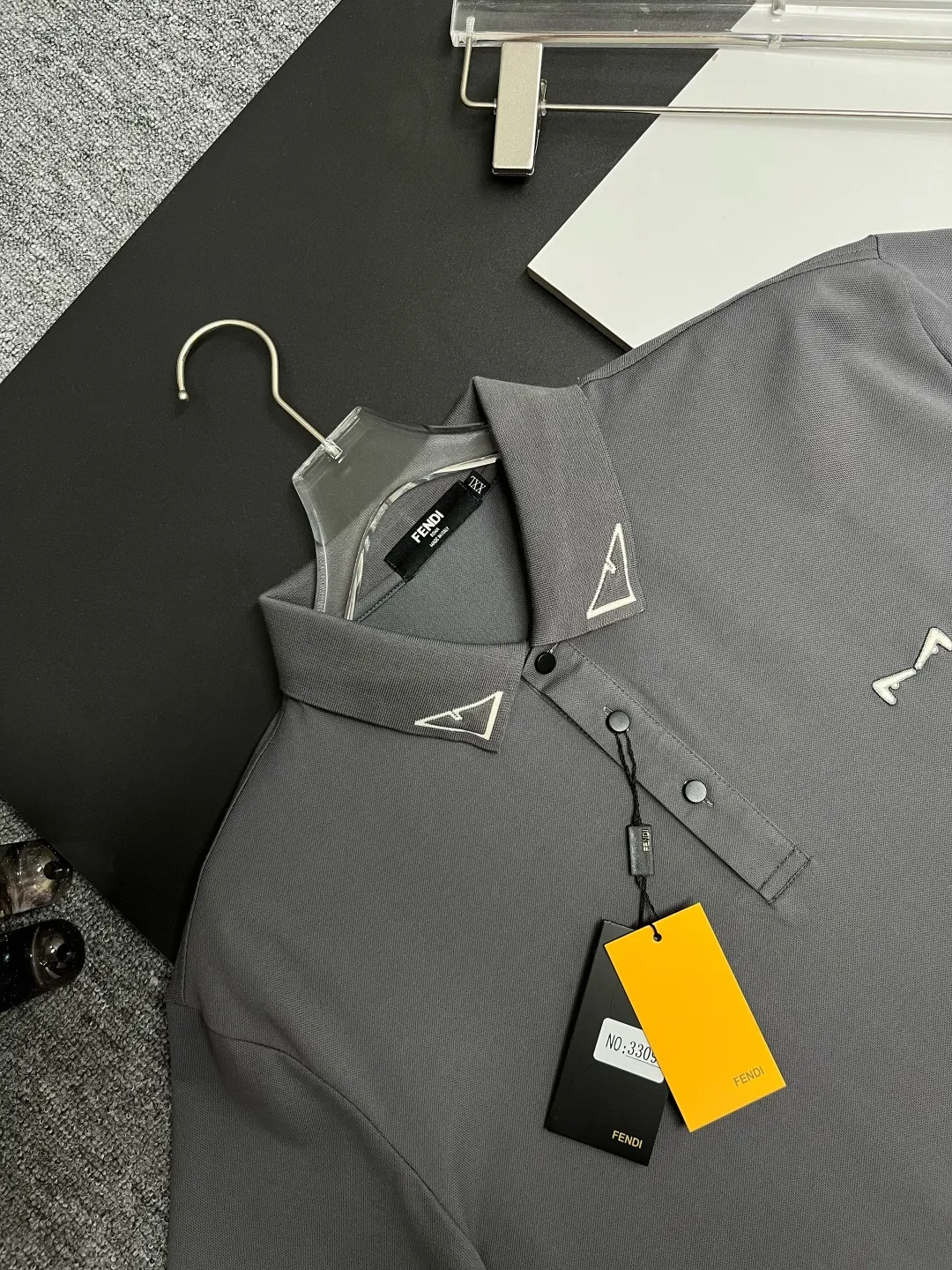 Bag Bugs Embroidered Cotton Polo Shirt D11018877 — view 2