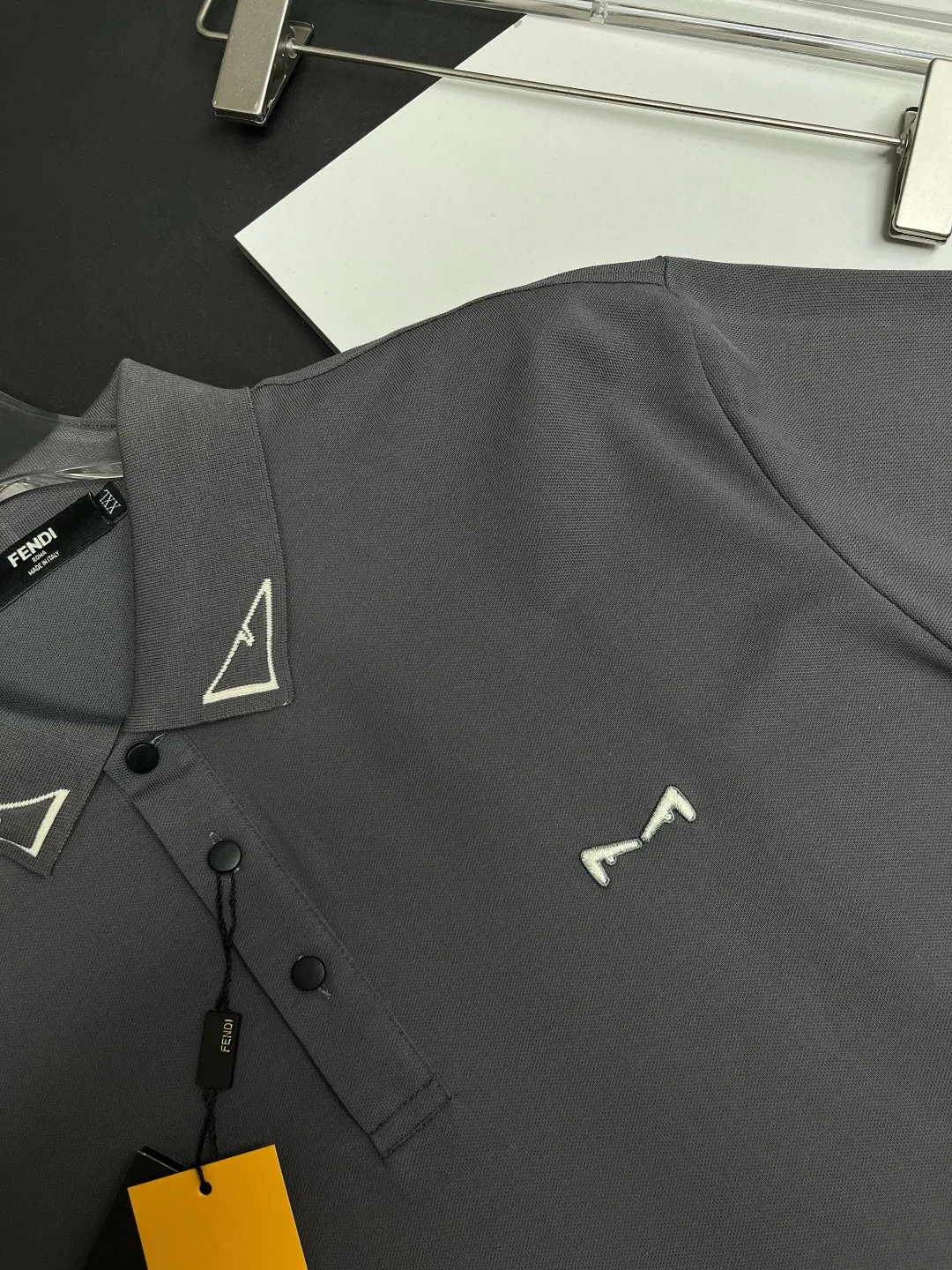Bag Bugs Embroidered Cotton Polo Shirt D11018877 — view 4