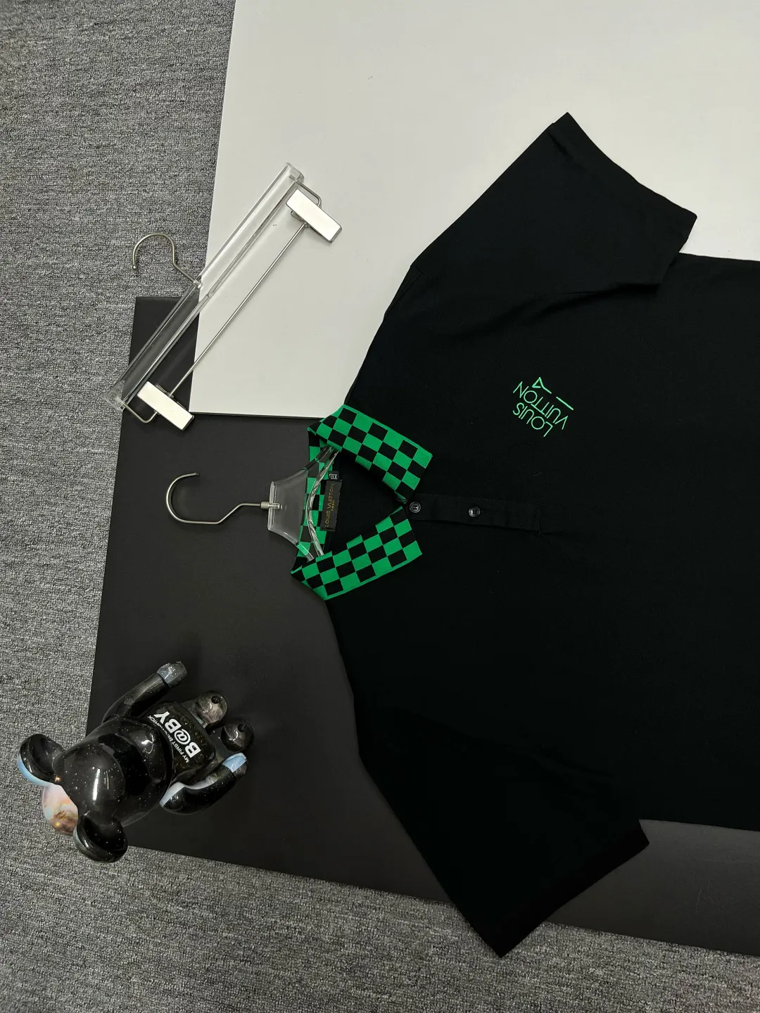 Damier Check Collar Polo Shirt D11018837 — view 2