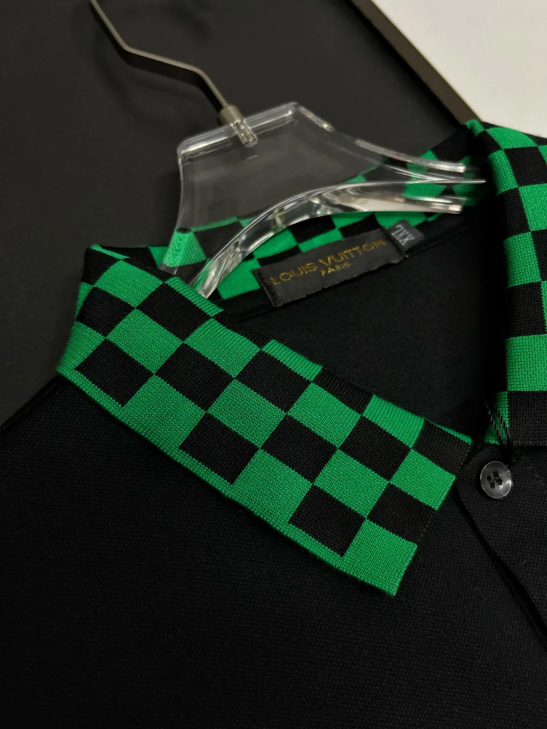 Damier Check Collar Polo Shirt D11018837 — view 5
