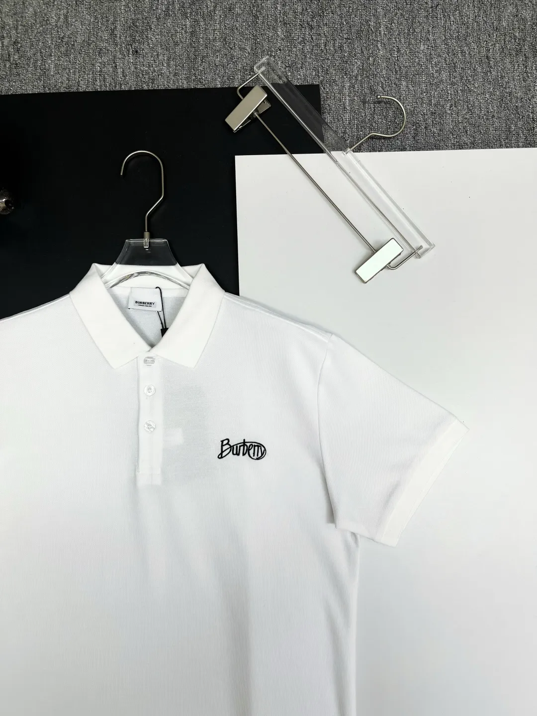 Logo Embroidered Cotton Piqué Polo Shirt D11018853 — view 3