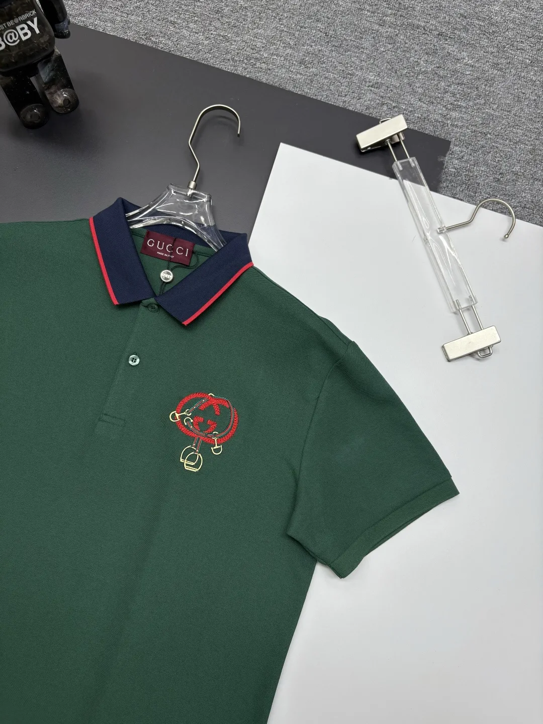 Logo-Embroidered Cotton Piqué Polo Shirt D11018897 — view 3