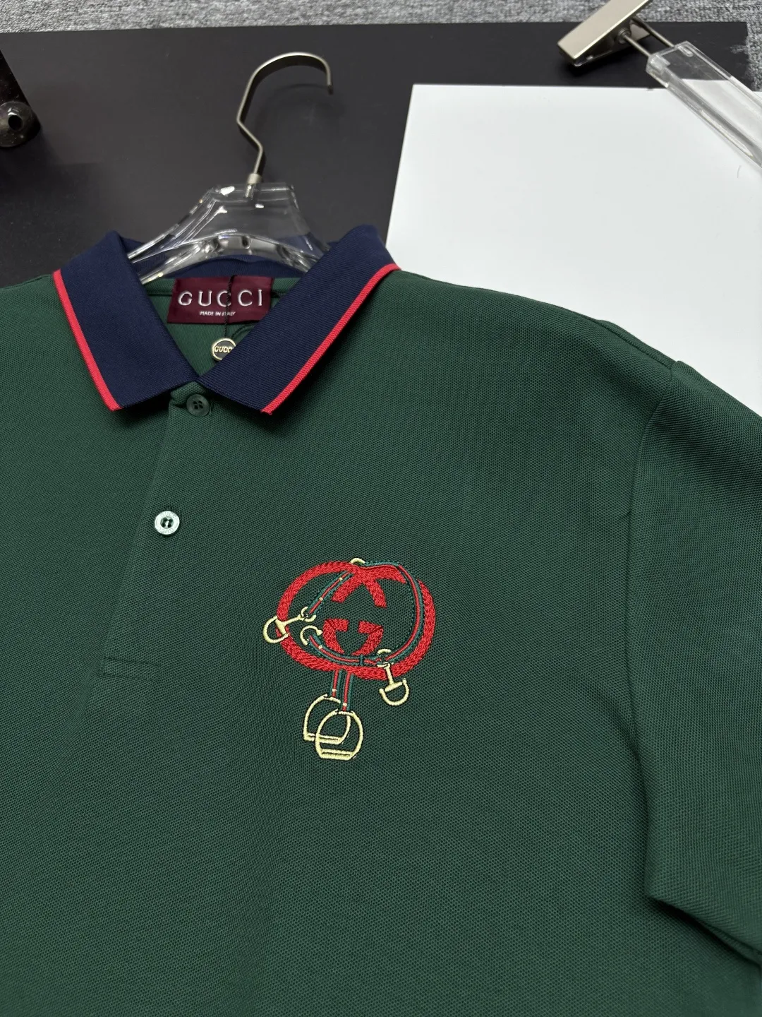 Logo-Embroidered Cotton Piqué Polo Shirt D11018897 — view 5