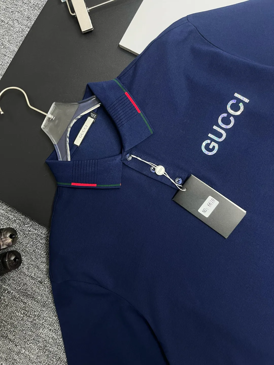 Logo-Print Cotton Piqué Polo Shirt D11018848 — view 2