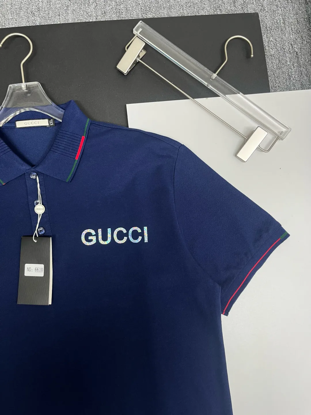 Logo-Print Cotton Piqué Polo Shirt D11018848 — view 4