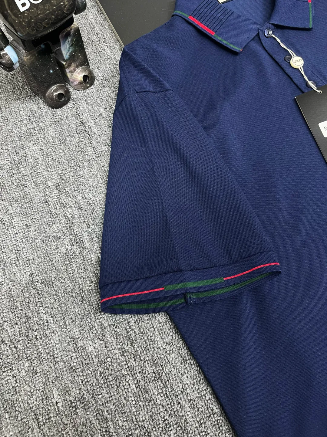 Logo-Print Cotton Piqué Polo Shirt D11018848 — view 5