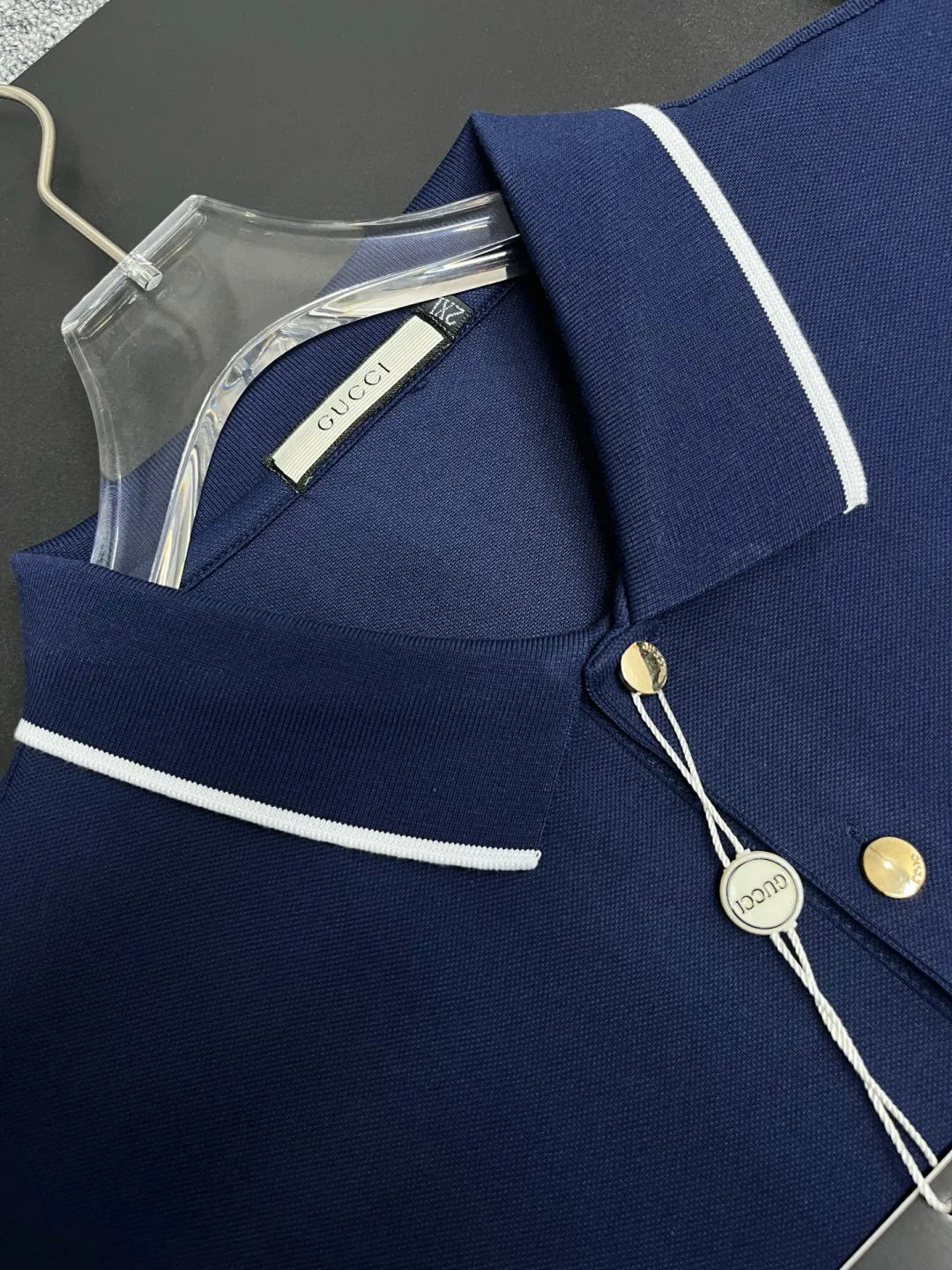 Logo Patch Cotton Piqué Polo Shirt D11018951 — view 3