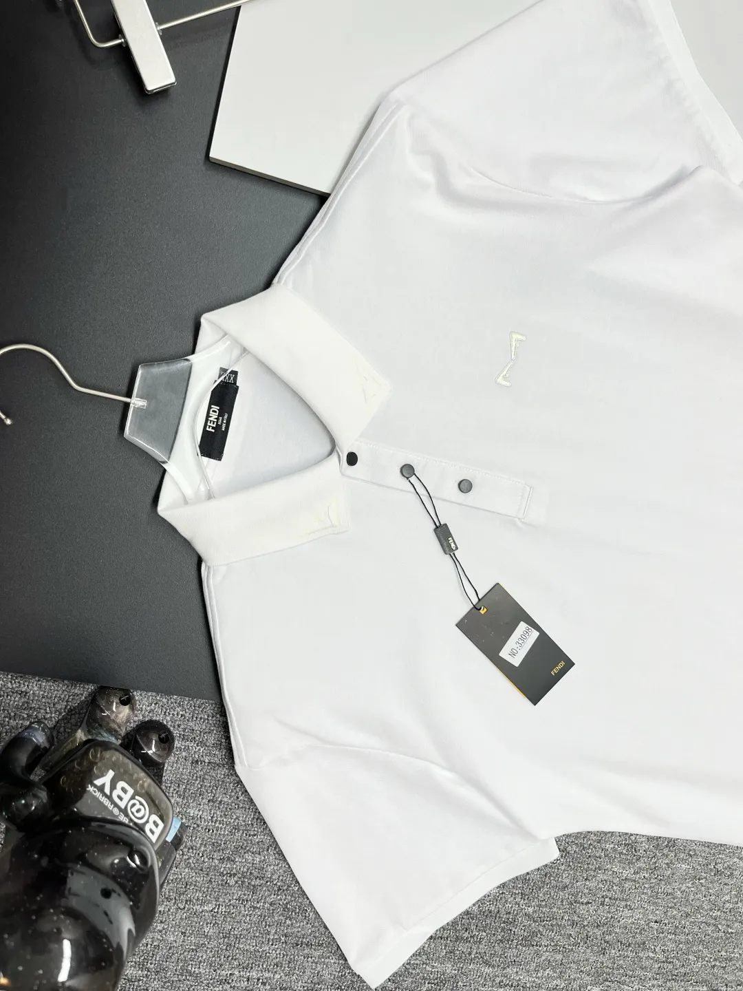 Logo-Embroidered Cotton-Pique Polo Shirt D11018878 — view 2