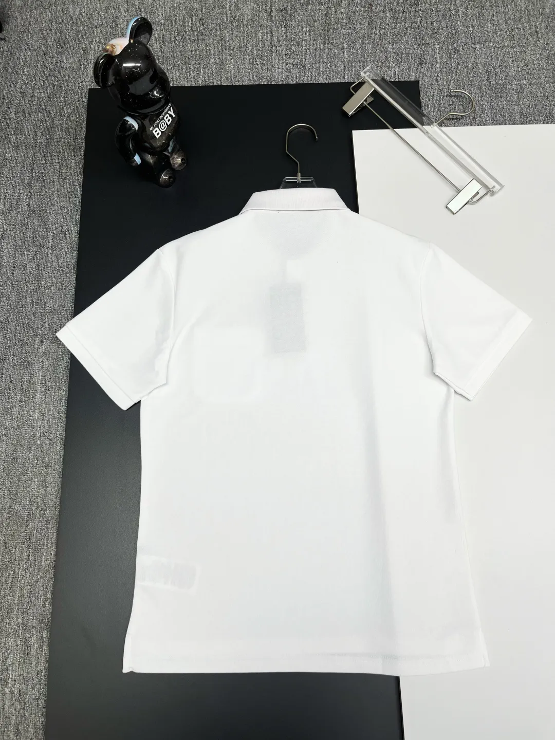 Web-Stripe Collar Cotton Pique Polo Shirt D11018861 — view 7