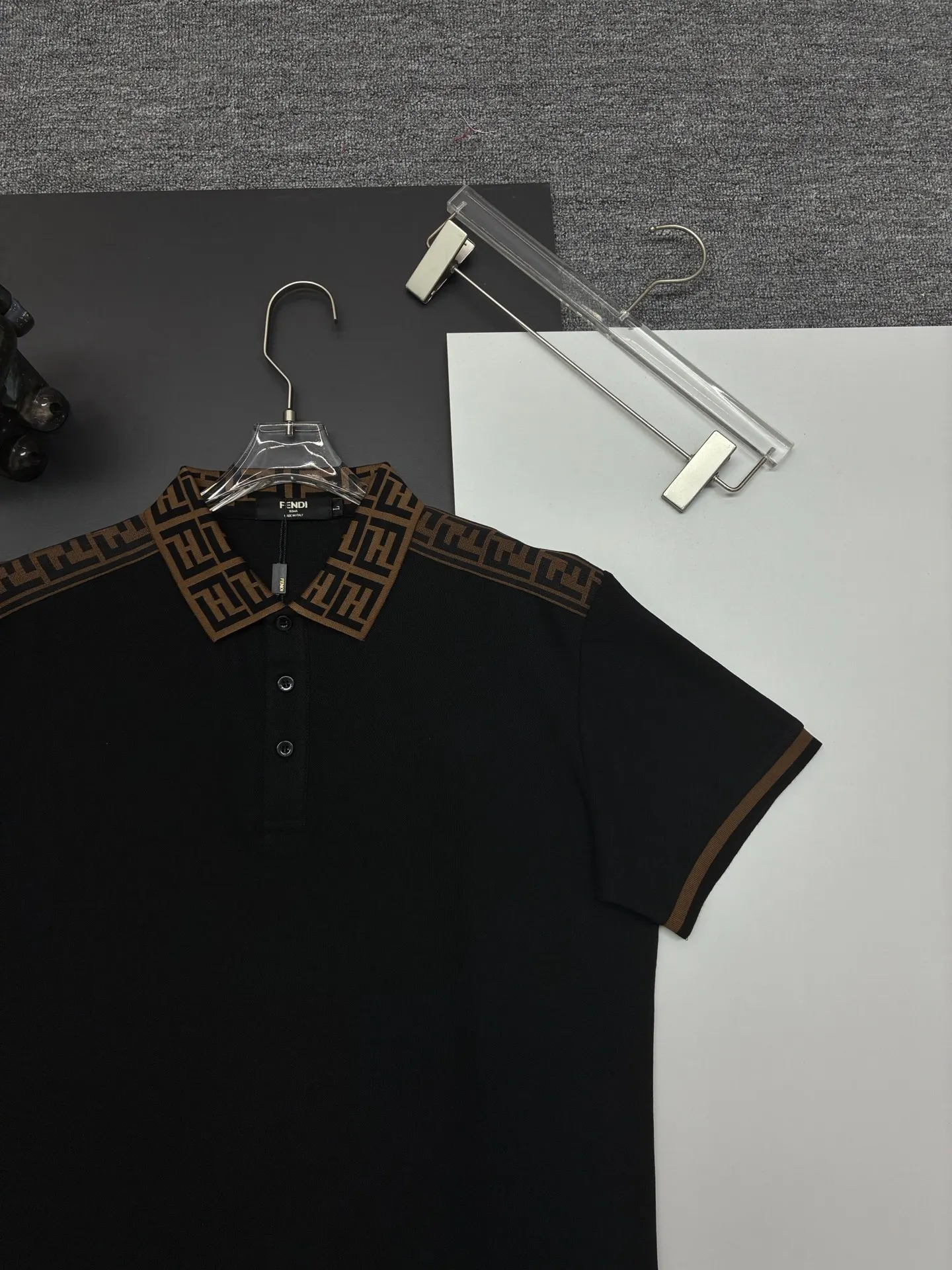 Logo-Trimmed Cotton Piqué Polo Shirt D11018906 — view 3