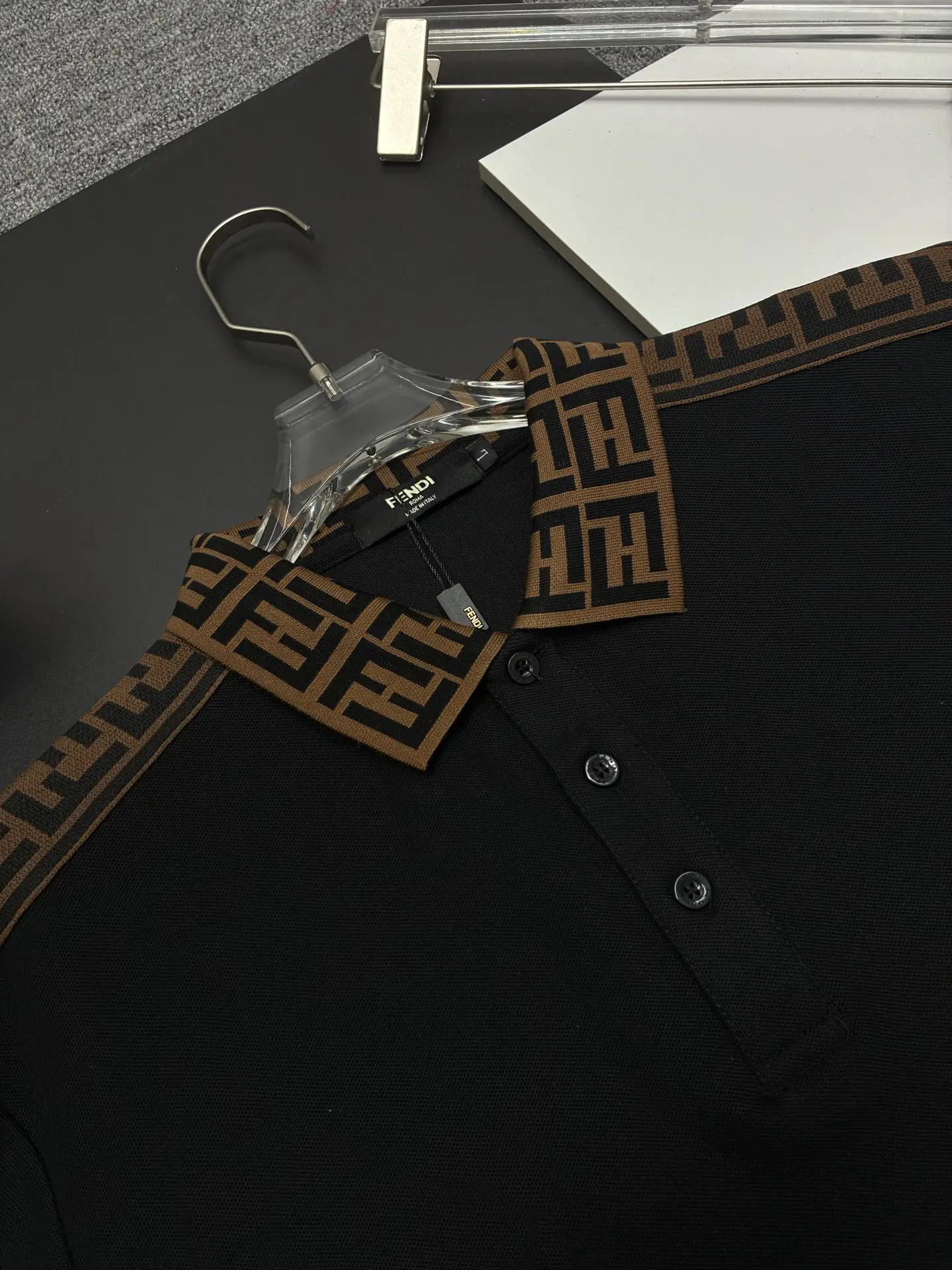Logo-Trimmed Cotton Piqué Polo Shirt D11018906 — view 5