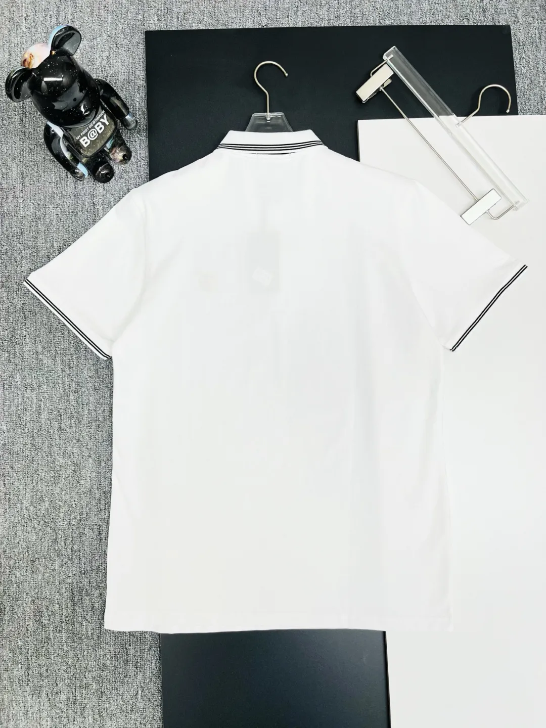 Logo-Embroidered Tipped Cotton Polo Shirt D11018890 — view 7
