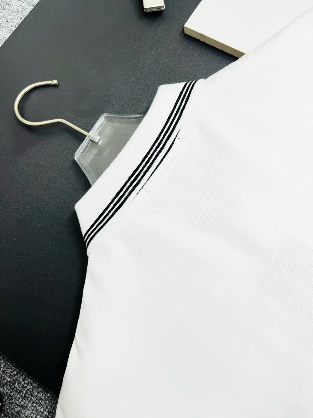 Logo-Embroidered Tipped Cotton Polo Shirt D11018890 — view 8