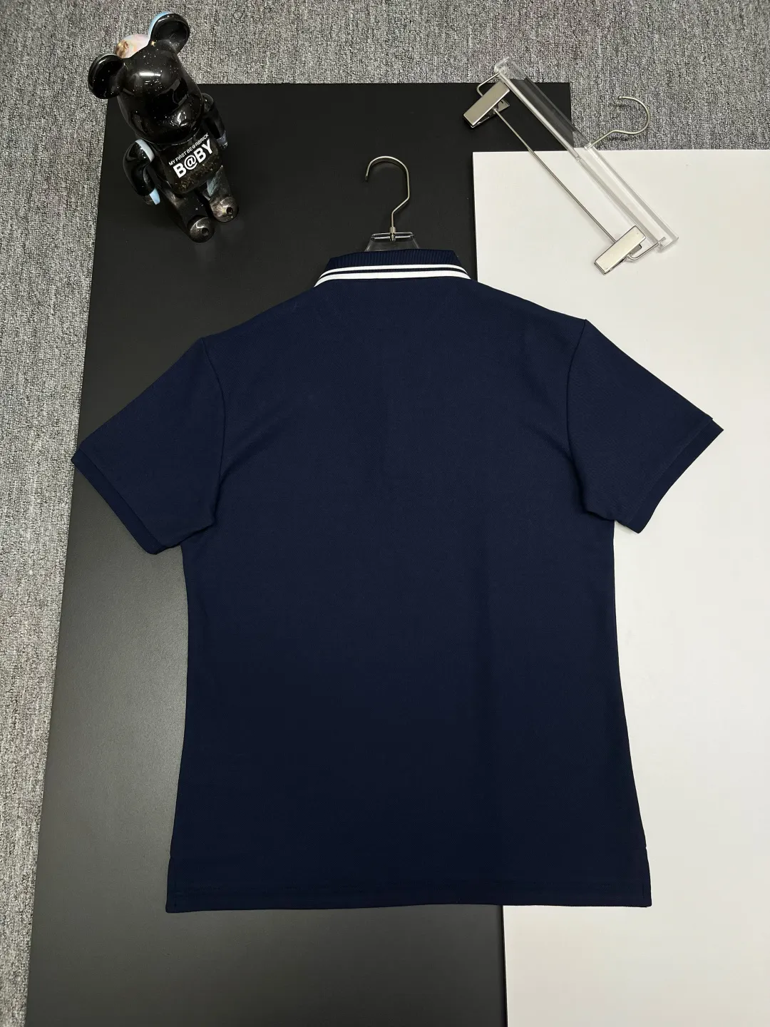 Logo Stripe Cotton Piqué Polo Shirt D11018858 — view 7