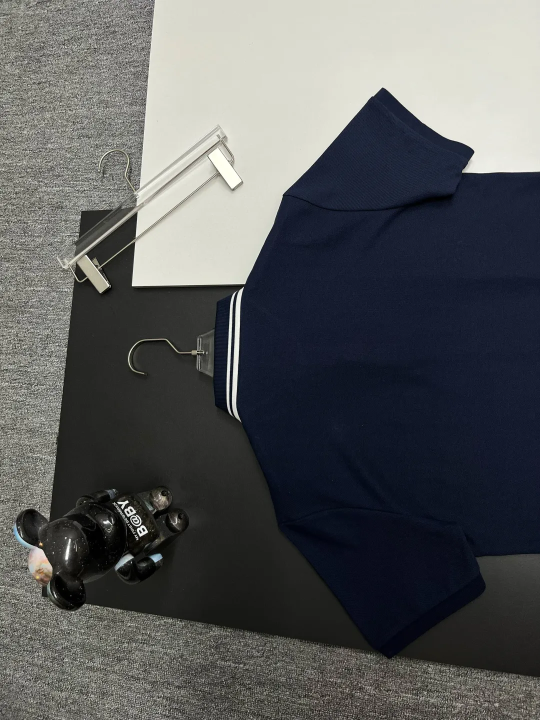 Logo Stripe Cotton Piqué Polo Shirt D11018858 — view 8