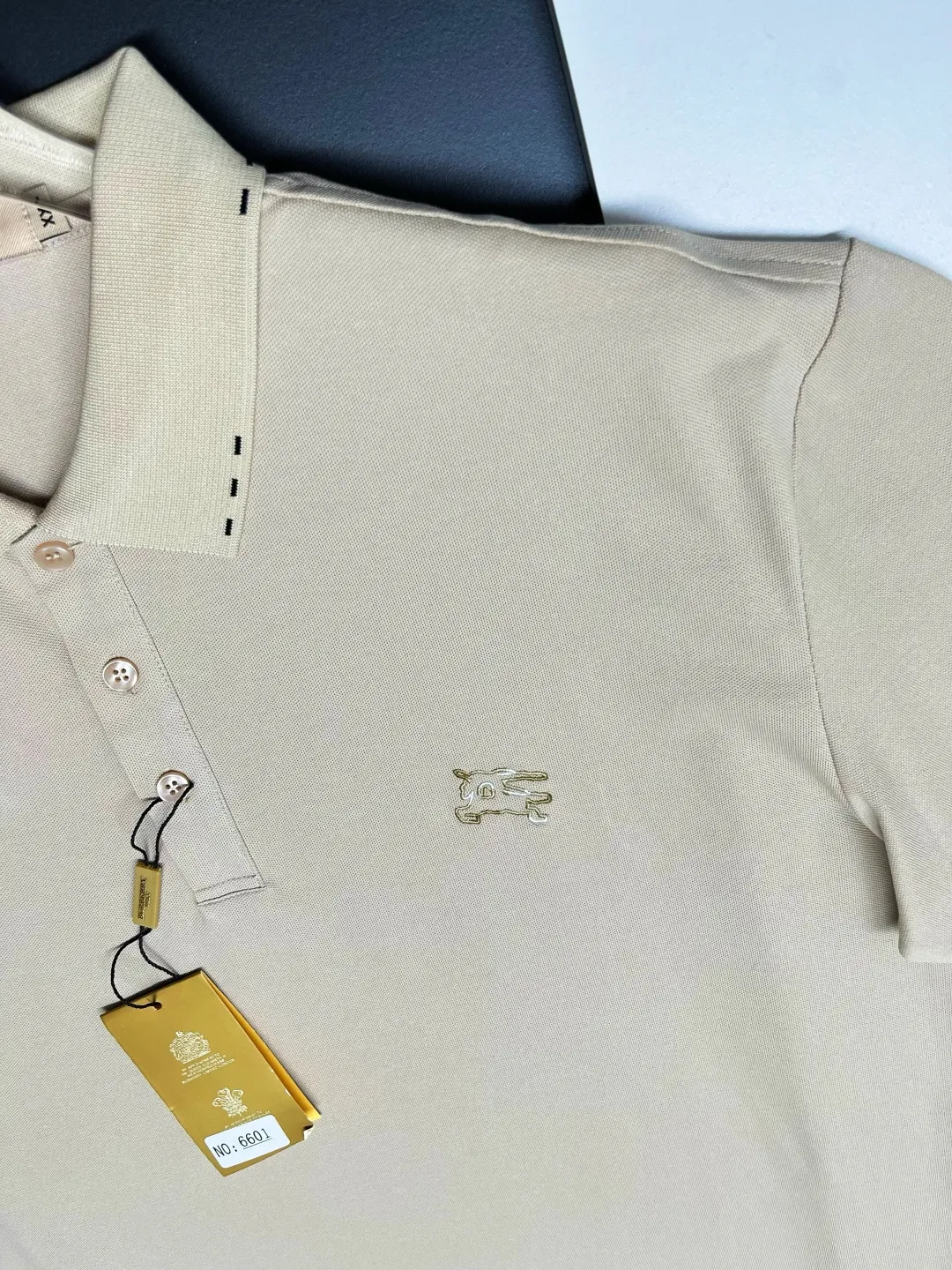 Embroidered Logo Cotton Polo Shirt D11018867 — view 4