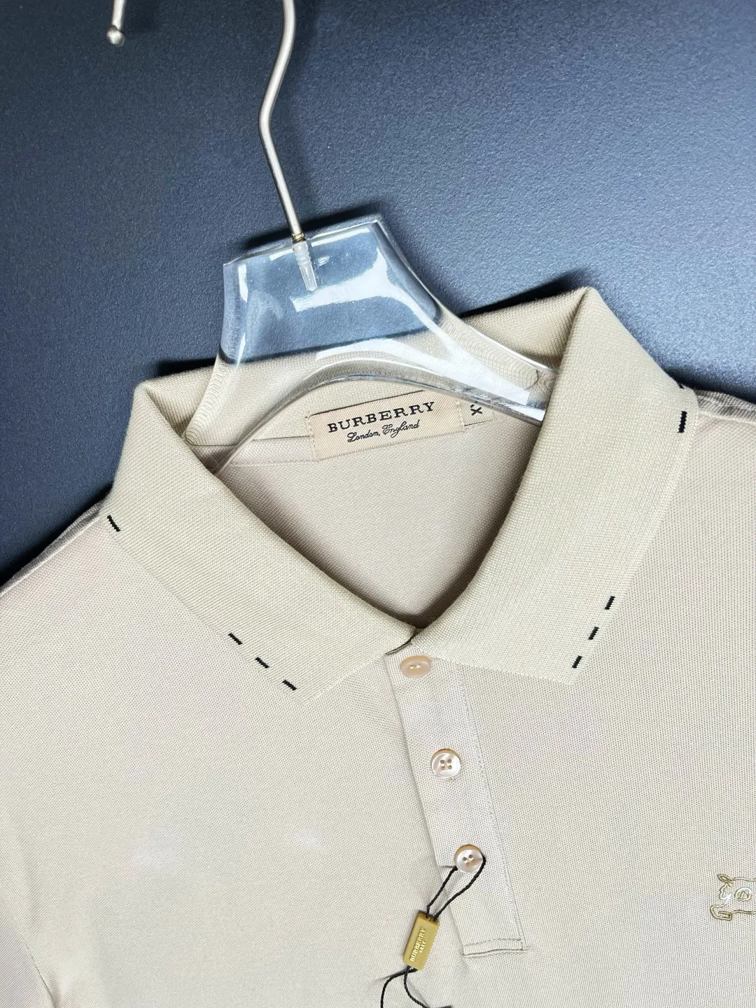 Embroidered Logo Cotton Polo Shirt D11018867 — view 5