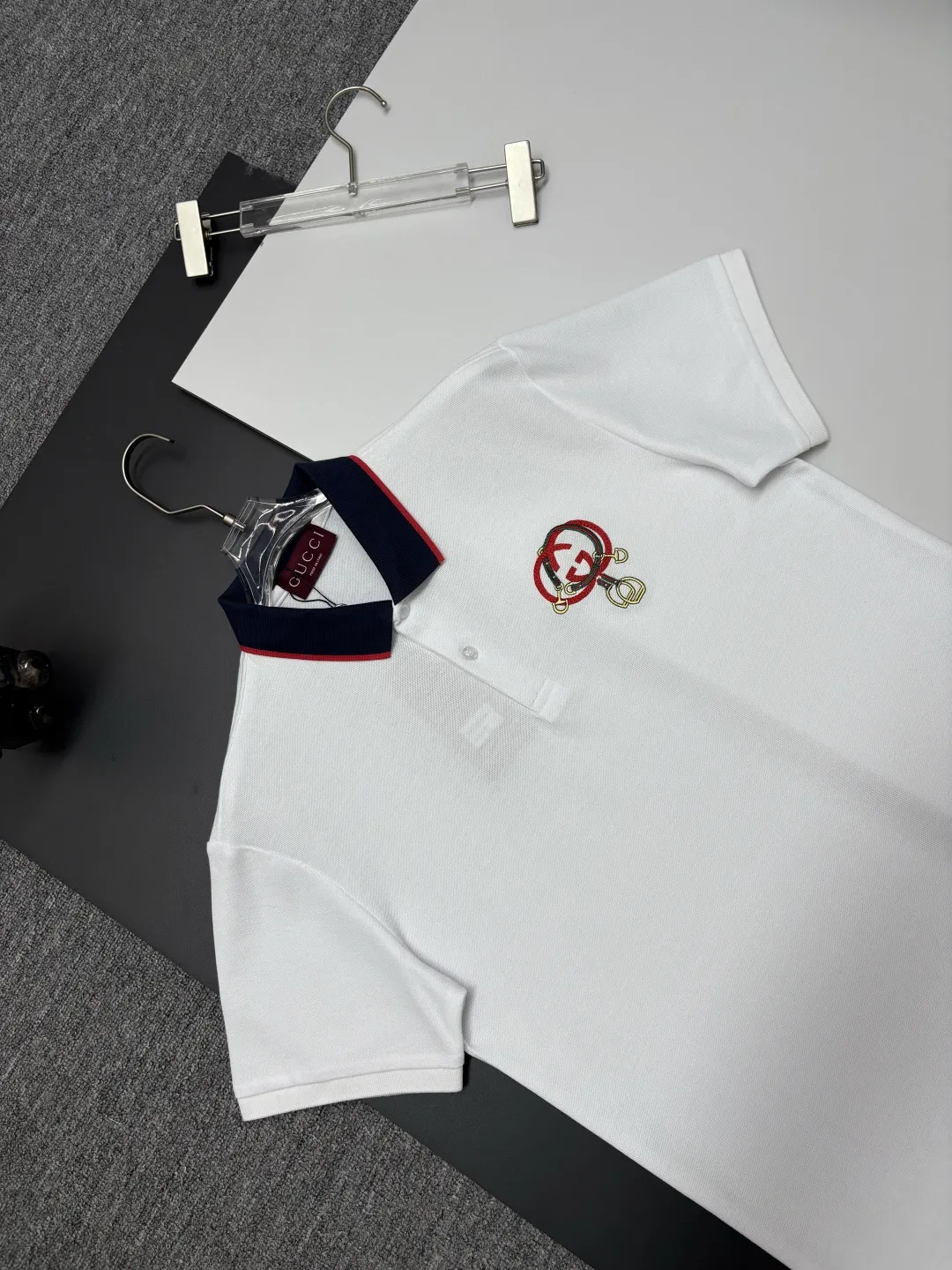 Logo Embroidery Cotton Piqué Polo Shirt D11018898 — view 2