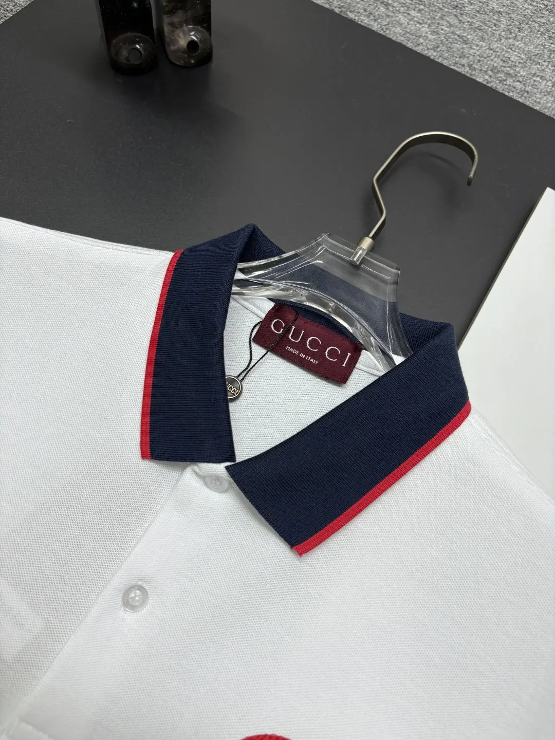 Logo Embroidery Cotton Piqué Polo Shirt D11018898 — view 4