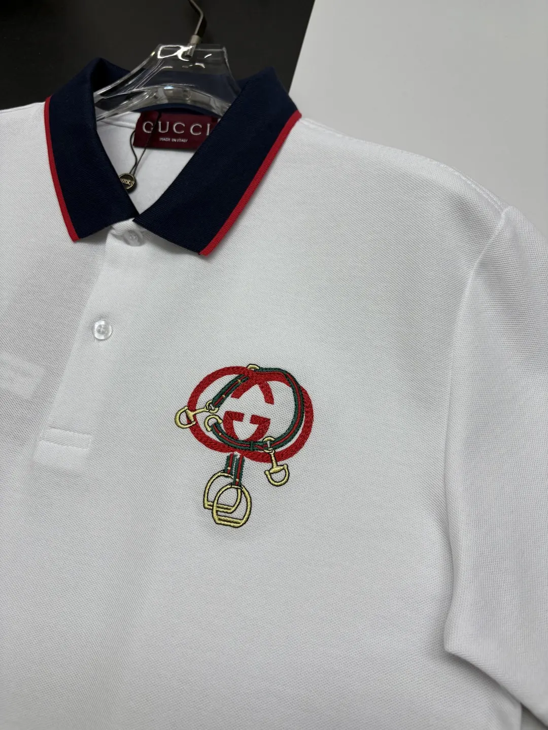 Logo Embroidery Cotton Piqué Polo Shirt D11018898 — view 5