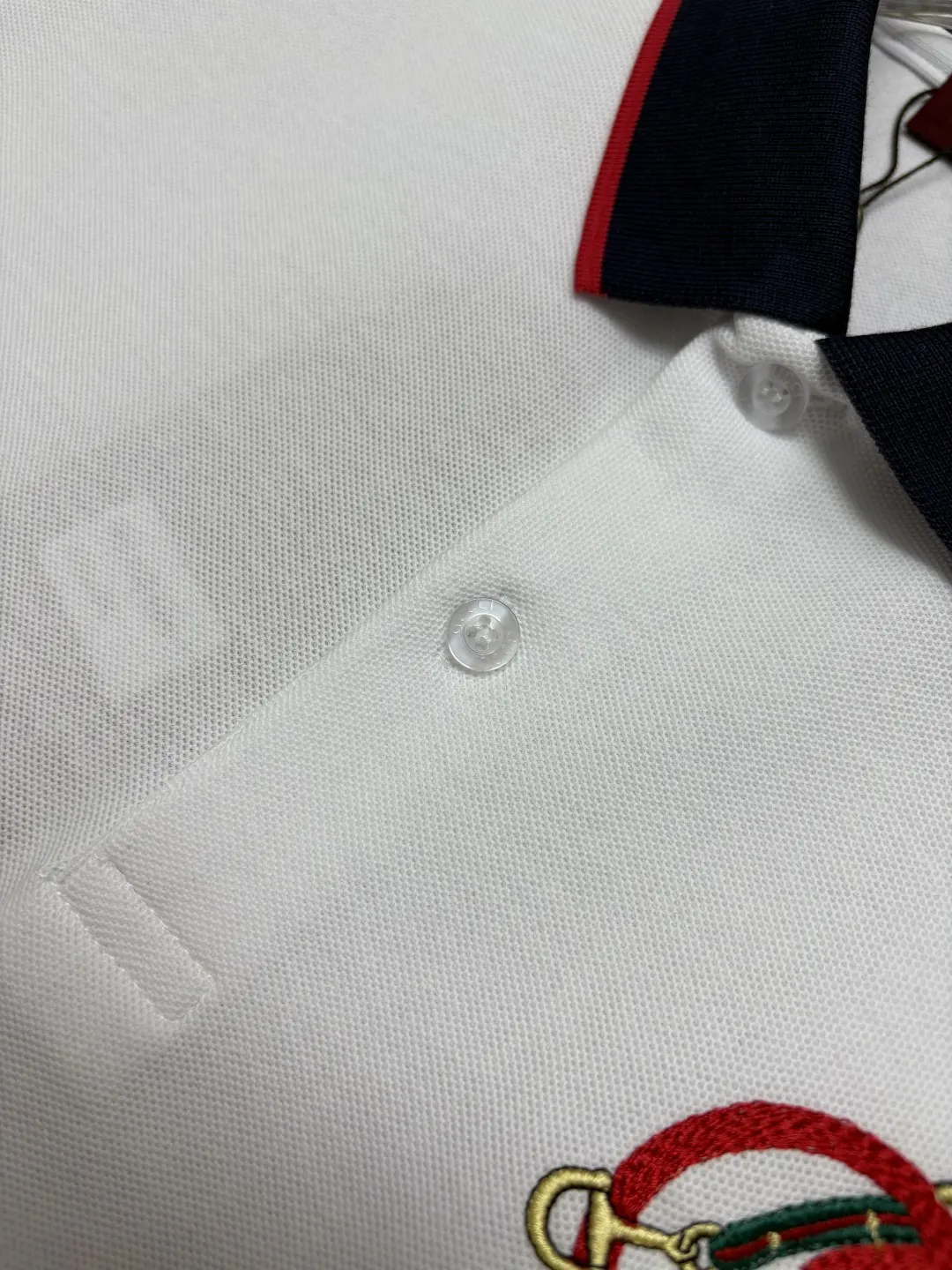 Logo Embroidery Cotton Piqué Polo Shirt D11018898 — view 6
