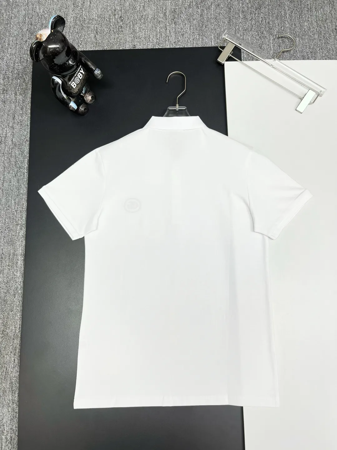 Logo-Embroidered Web-Stripe Polo Shirt D11018913 — view 7